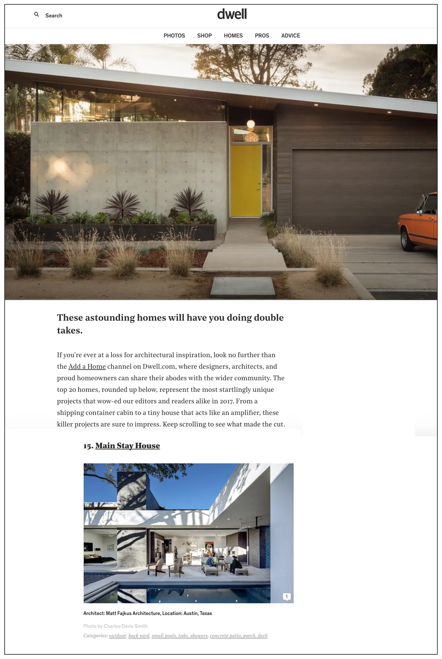 Press Dwell 04 2017 Main Stay House Matt Fajkus Architecture Sustainable Residential And Commercial Architects In Austin Tx