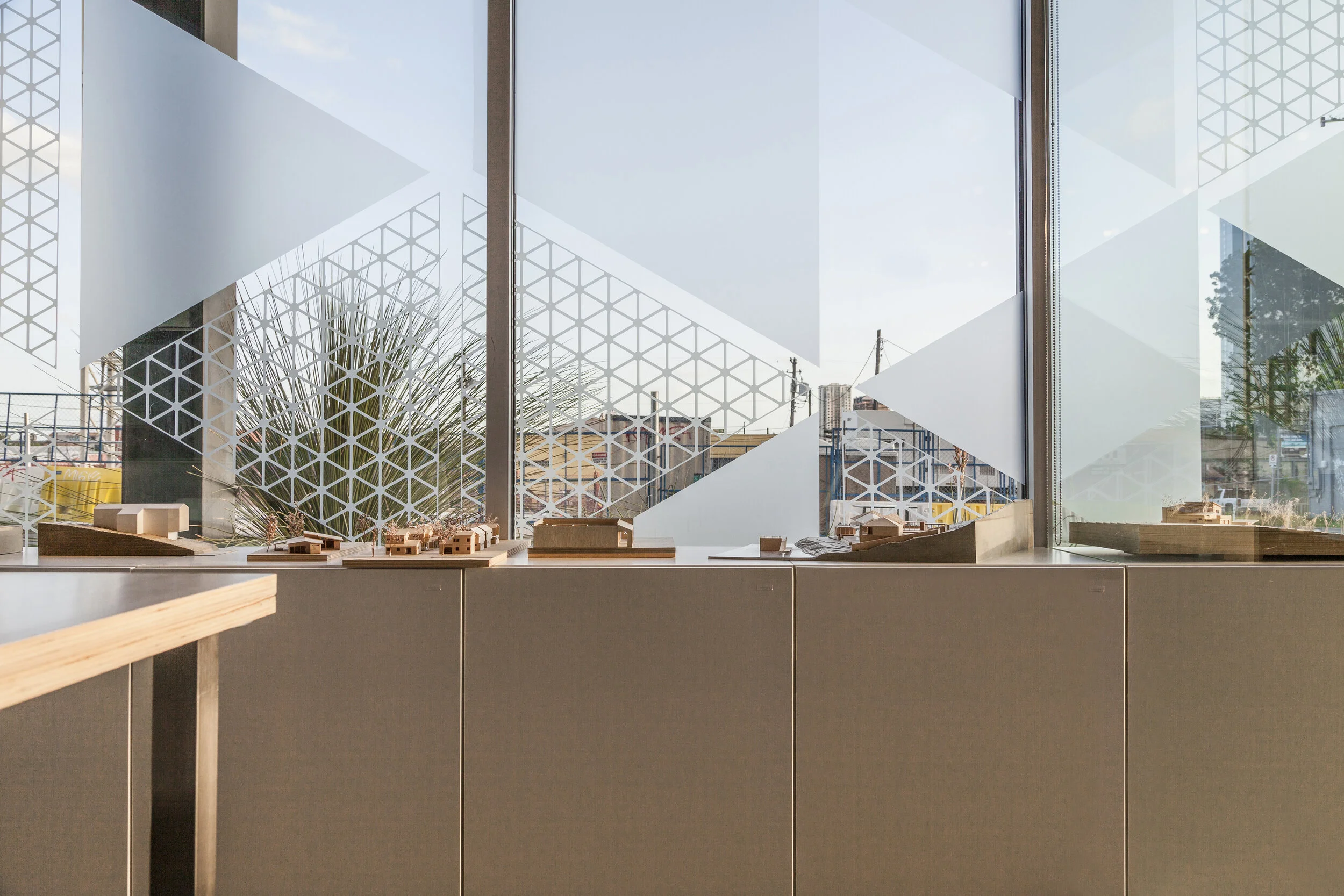 Some of the project models at MF Architecture