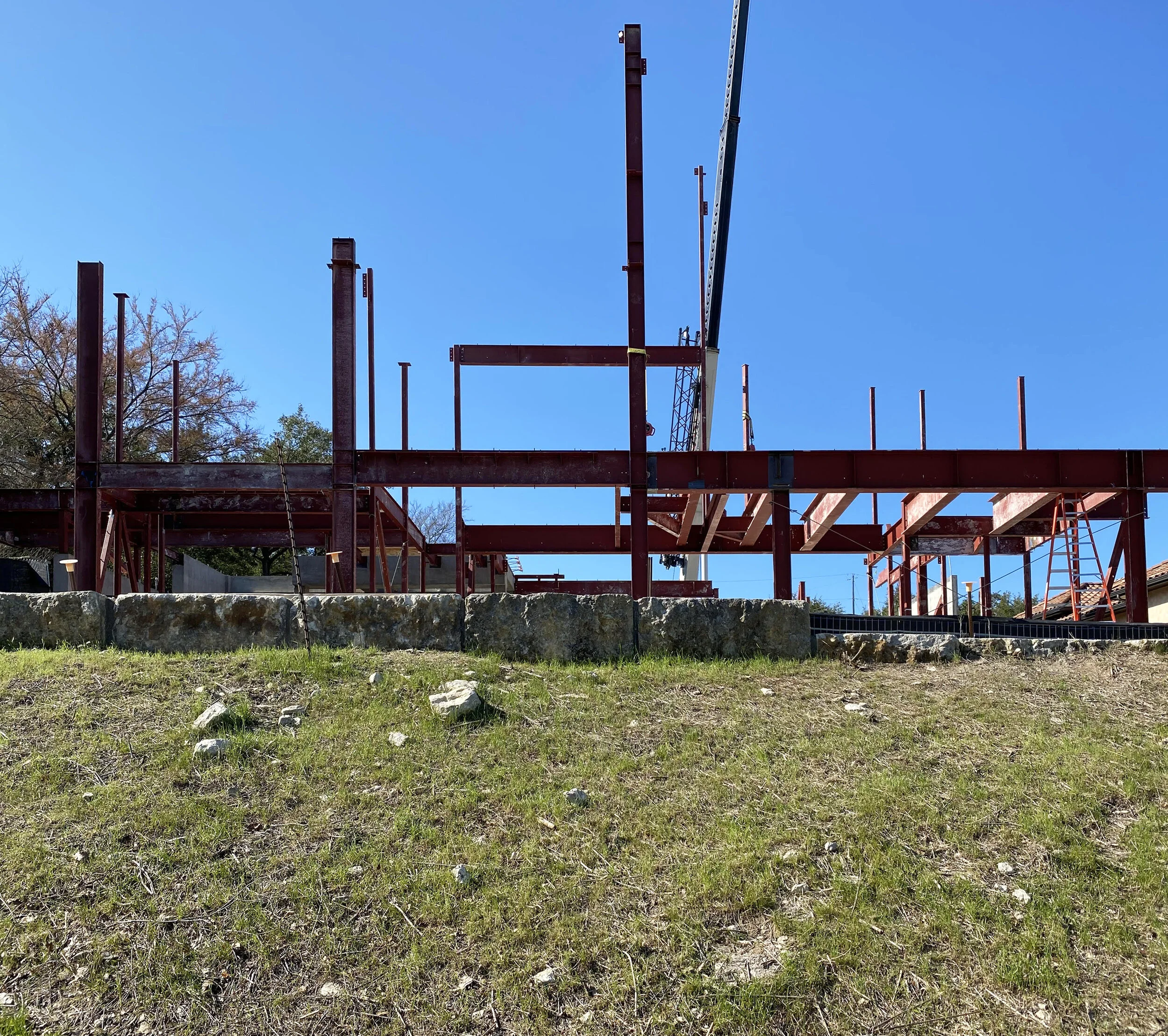 Octant House by Matt Fajkus Architecture_Construction Photo 4 - steel.jpg