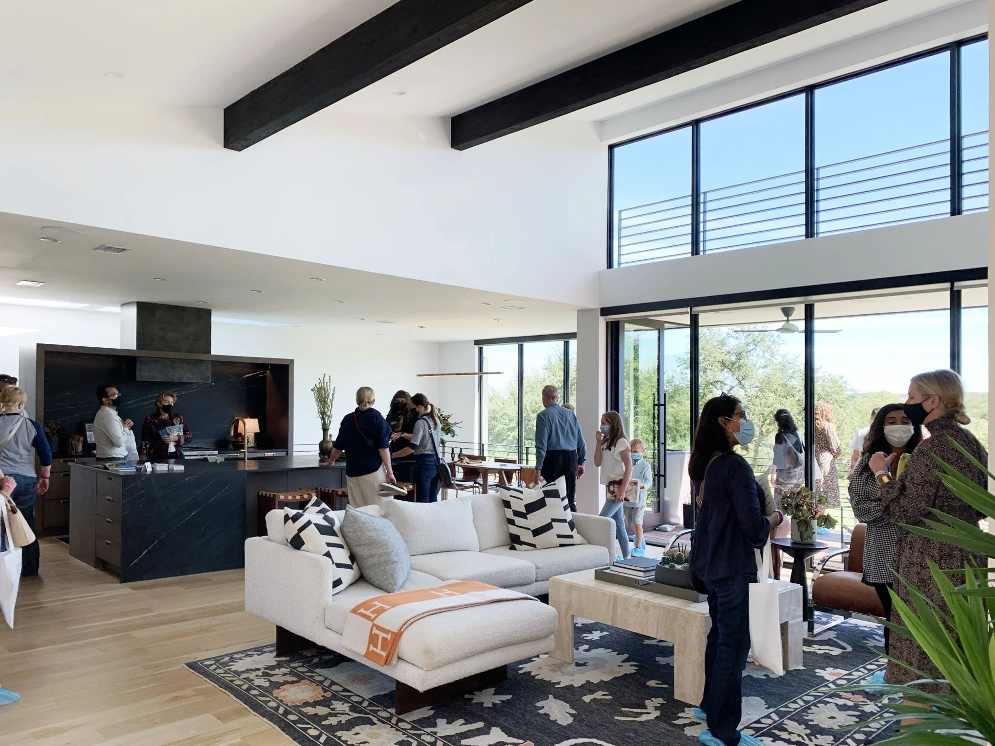 2021 AIA Austin Homes Tour included an in-person tour of Inverse House!