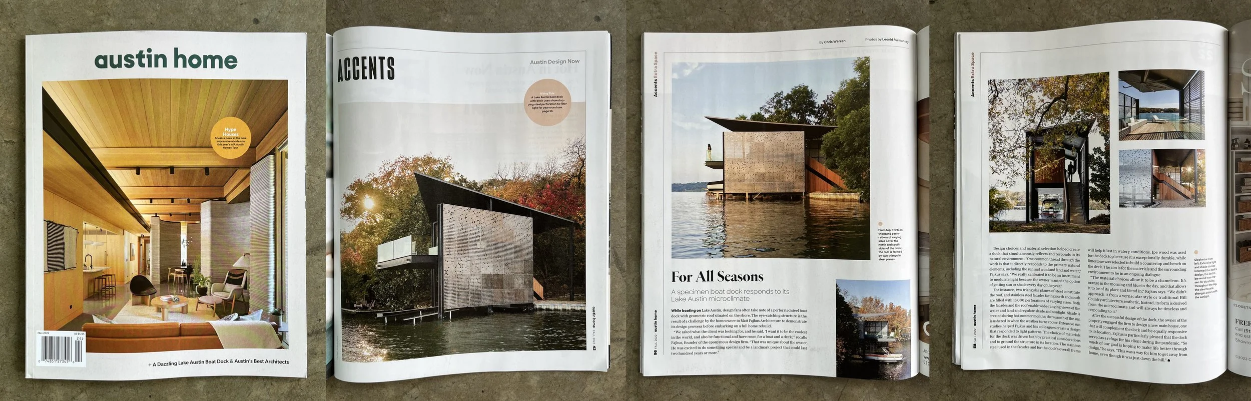 Austin Home Features Filtered Frame Dock and Names MF Architecture One of Austin's Best Architects