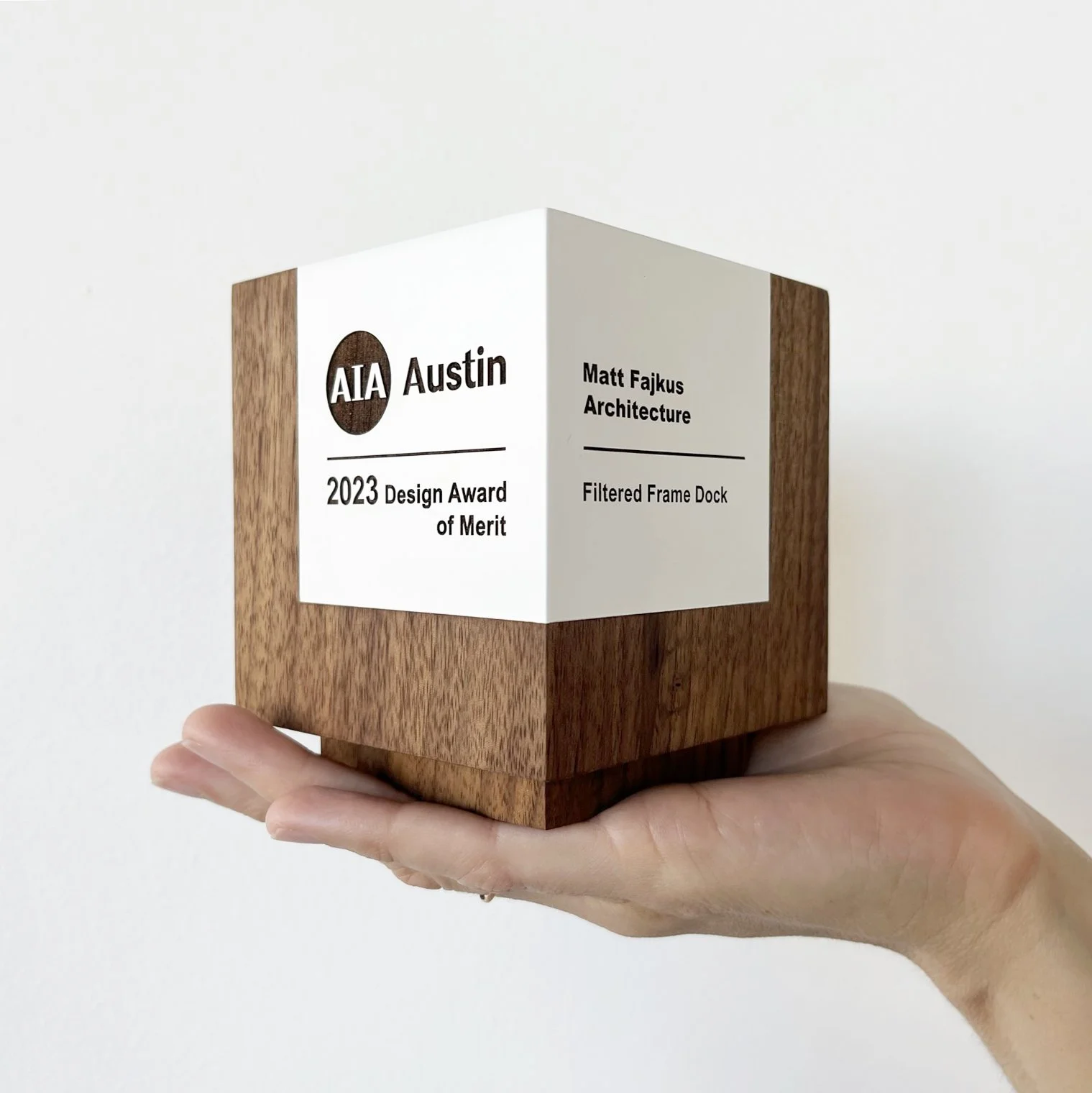 Filtered Frame Dock receives 2023 AIA Austin Design Award!