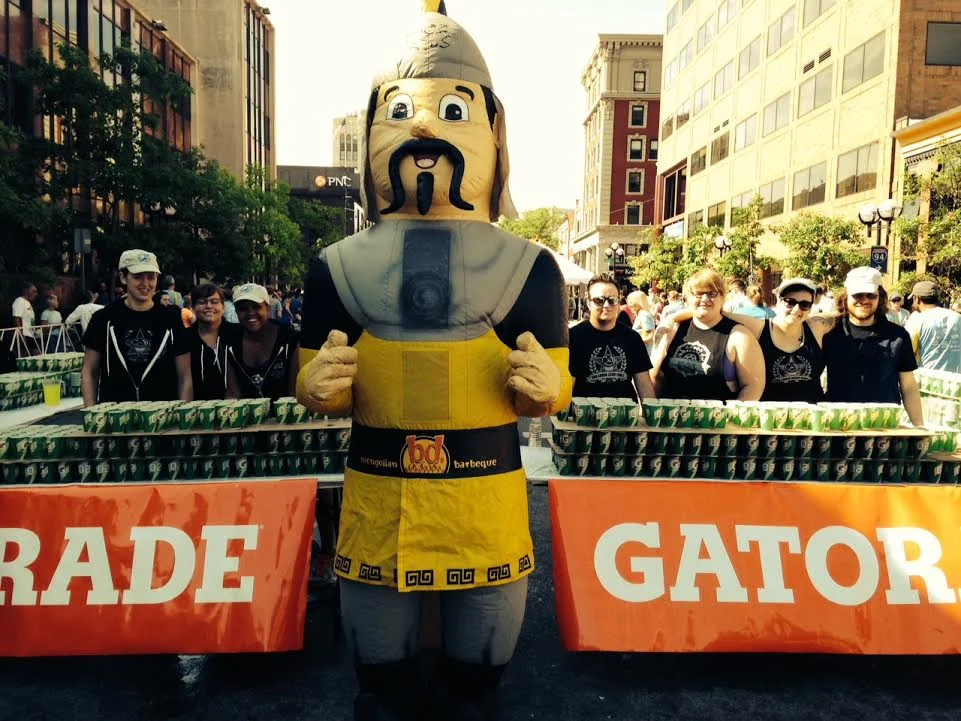 A2D2 volunteering at 2014 Dexter-Ann Arbor Run