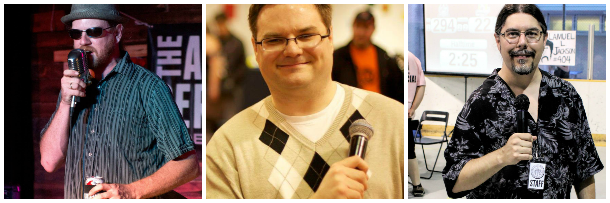 The voices of A2D2: Hi-Death, Mr. Mauler, and Victor Won