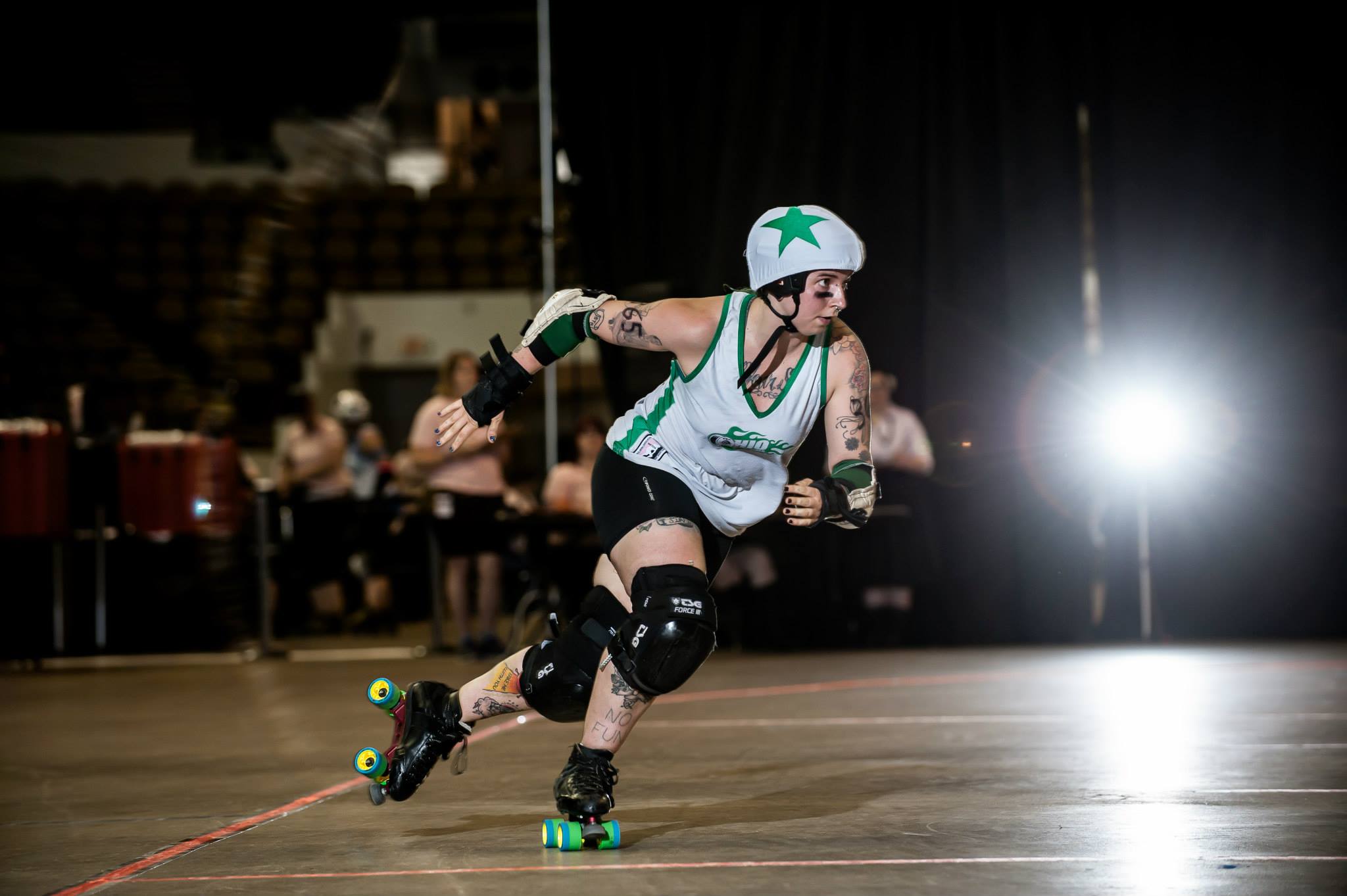 The Smacktivist gets their game face on in Milwaukee at the 2015 Midwest BrewHaha tournament. Photo by Joe Mac .