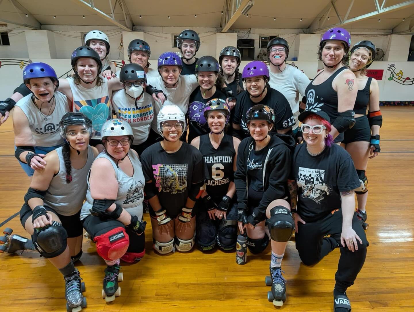 Our Local Team has been working so hard this season and last night was the last practice before Mitten Kitten 😼 Local is ready to show up and show out this weekend! Be there or be 🟪