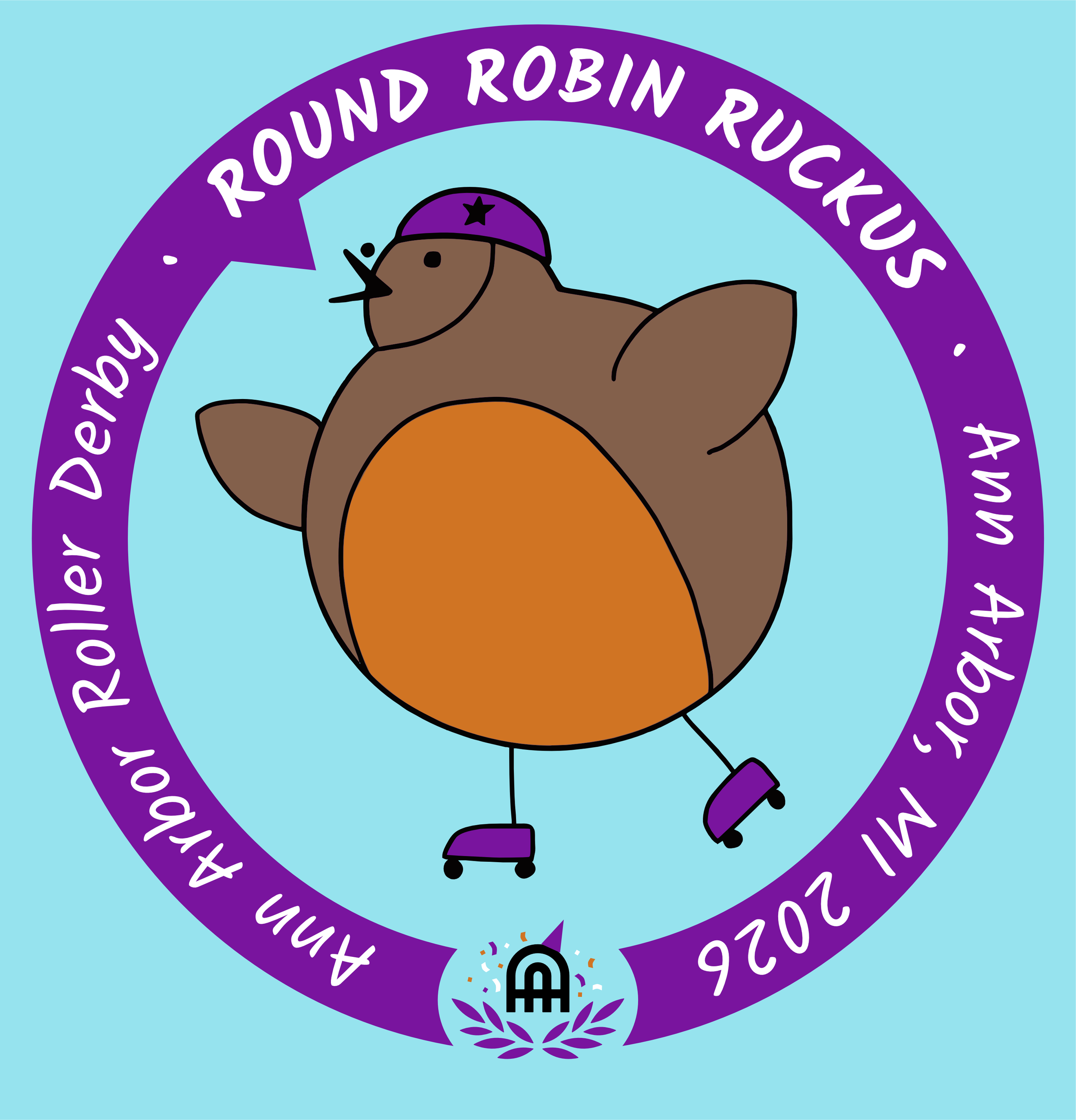 round robin ruckus tournament logo