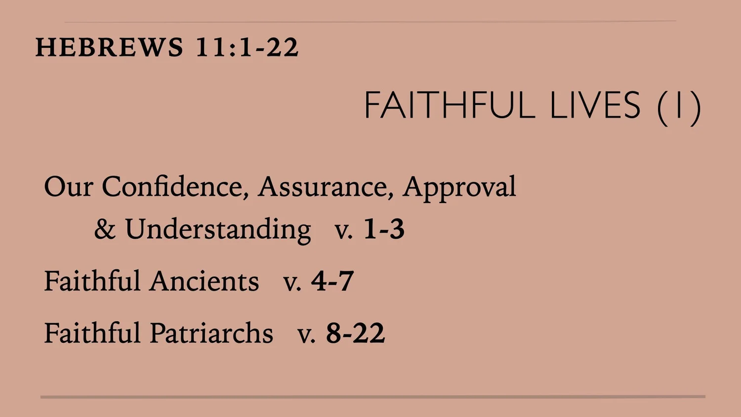 Hebrews (20) Ch. 11 Faithful Lives (1) episode artwork