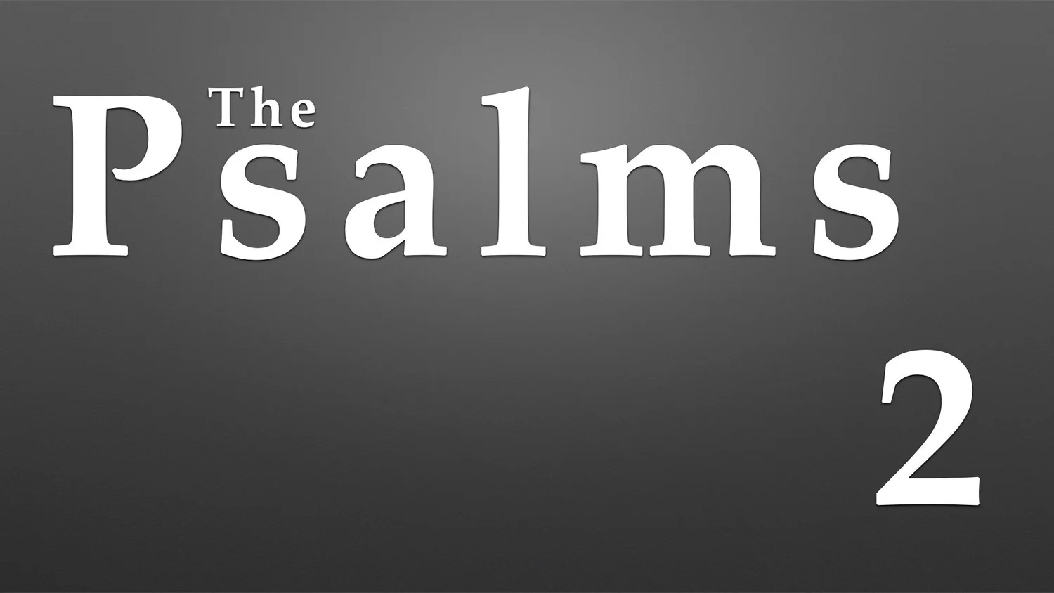 Psalm 2
