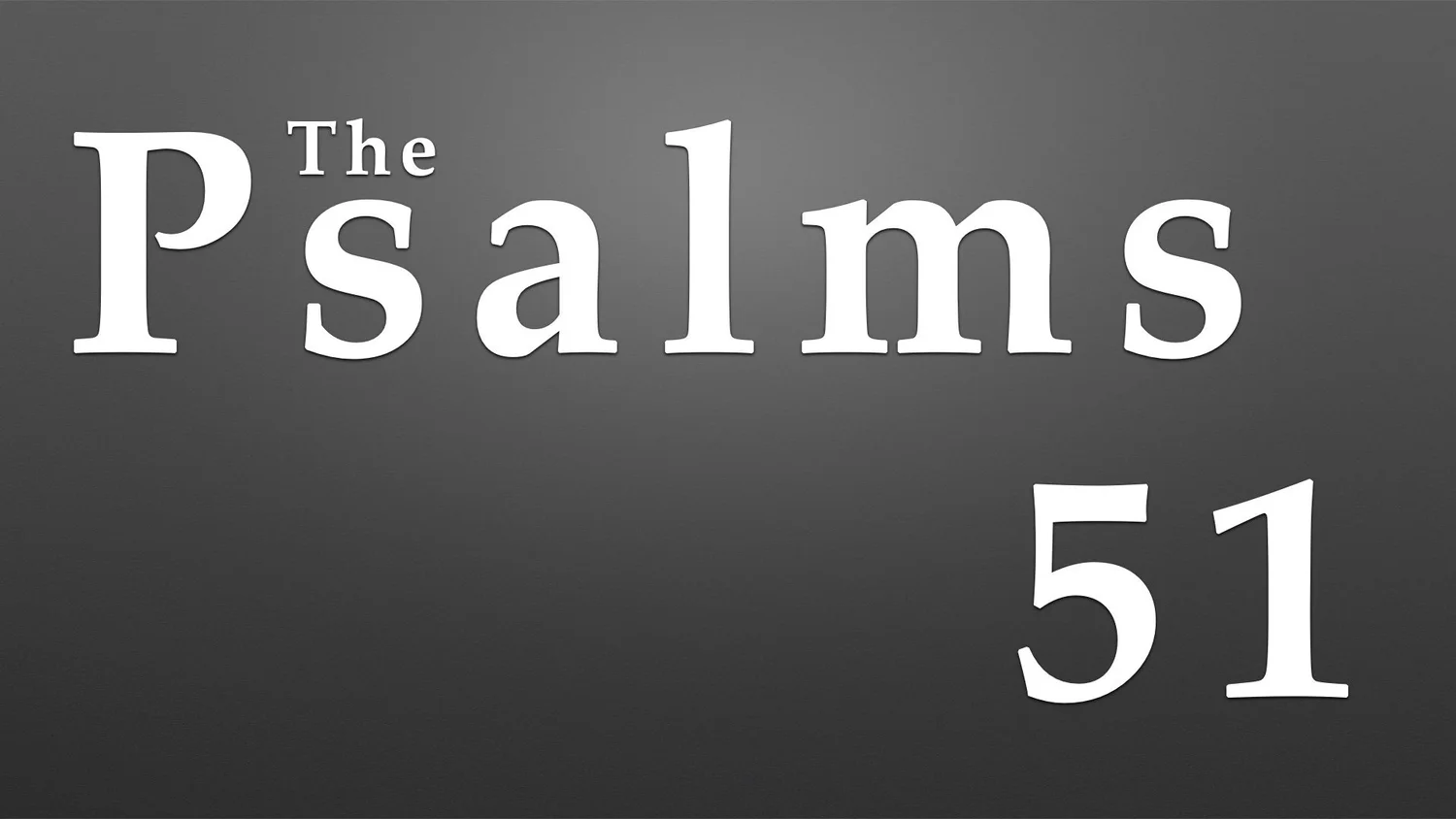 Psalm 51