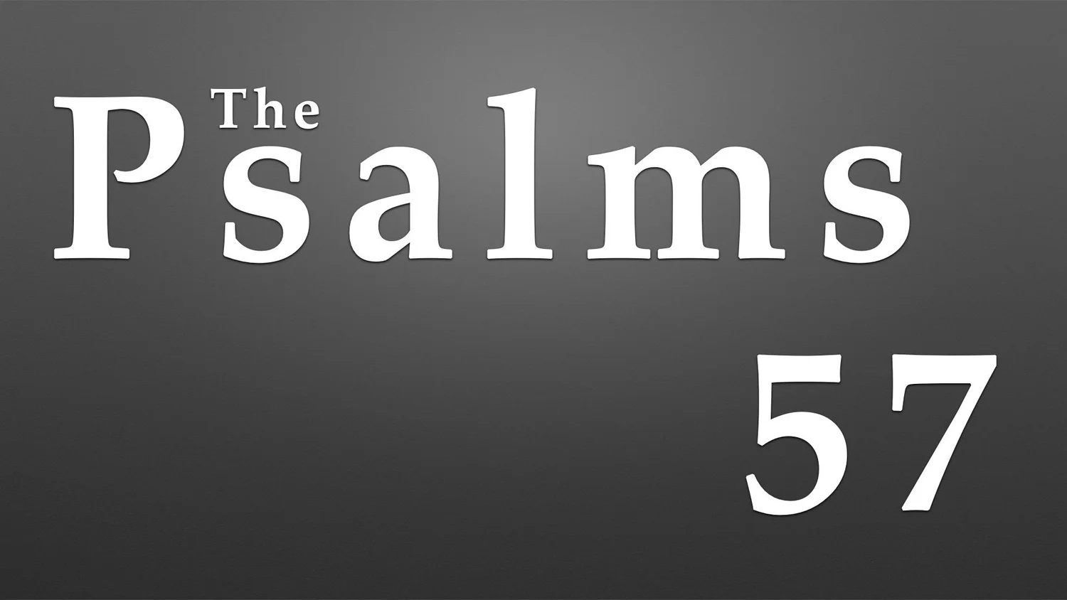 Psalm 57