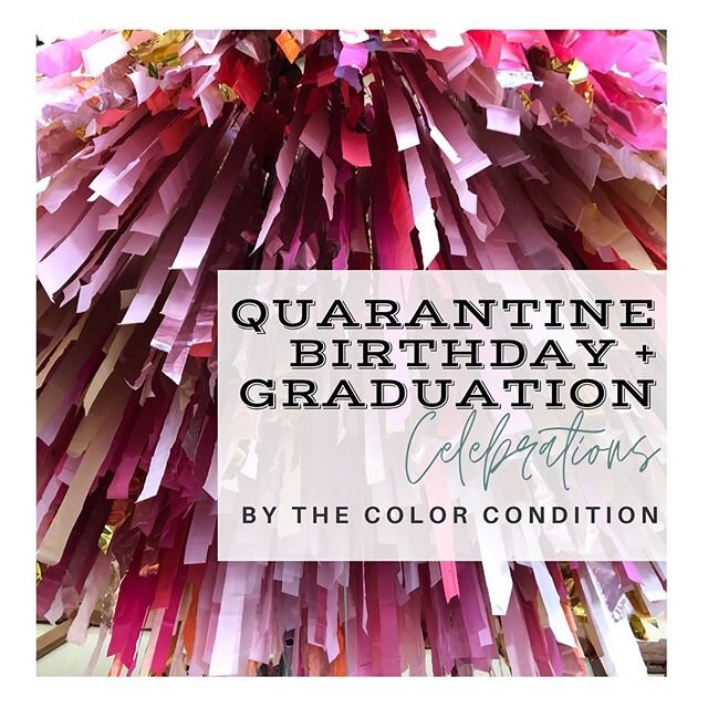 Let's unite Dallas together in color and kindness!  Celebrate your loved one with a colorful art installation in the front yard.  Our swags and hanging bombs provide the perfect birthday parade backdrop or a surprise for your 2020 graduate. &lt;-- Sw
