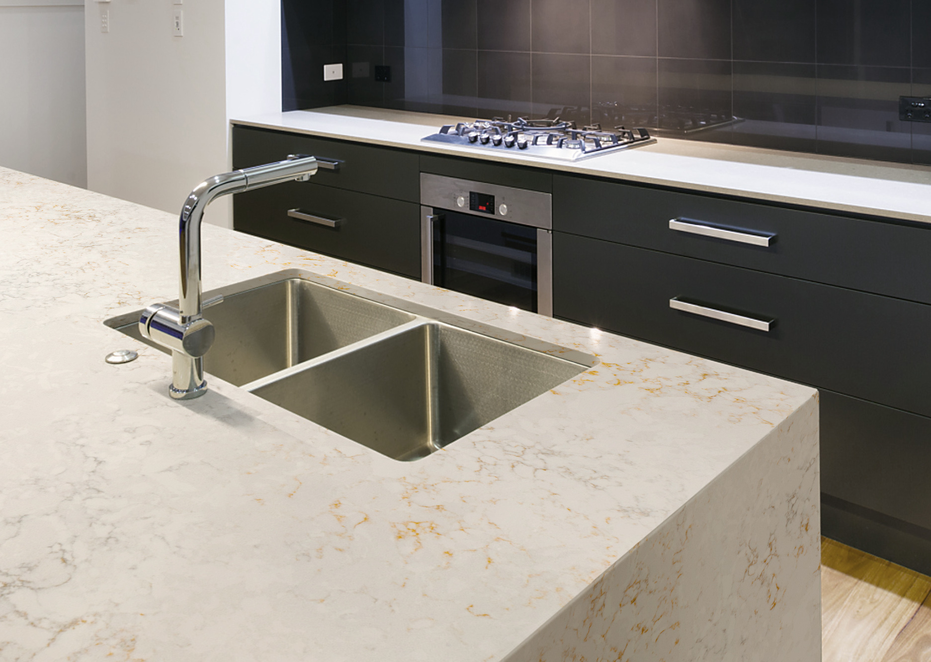 Comptoir de cuisine quartz Silestone Detalle Dreis-lpr