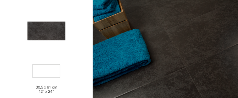 tile shower dark grey ceramic soligo laval blainville rosemere montreal