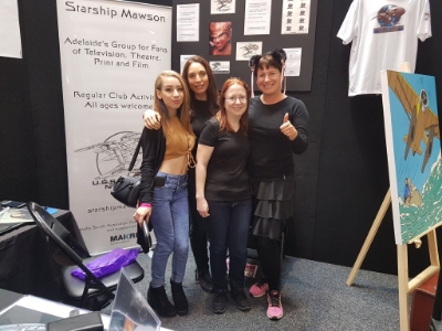 Mawson's ladies at OzComicCon, it was a most successful weekend of marketing and promotion for us!