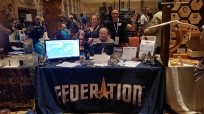 Showcasing South Australia to the world during our promotion of Starship Mawson in the exhibitors area at the 50th Anniversary of Star Trek Convention in Las Vegas - August 2016!