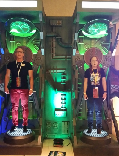 Time for Stu and Kathrin to regenerate during Star Trek Las Vegas!