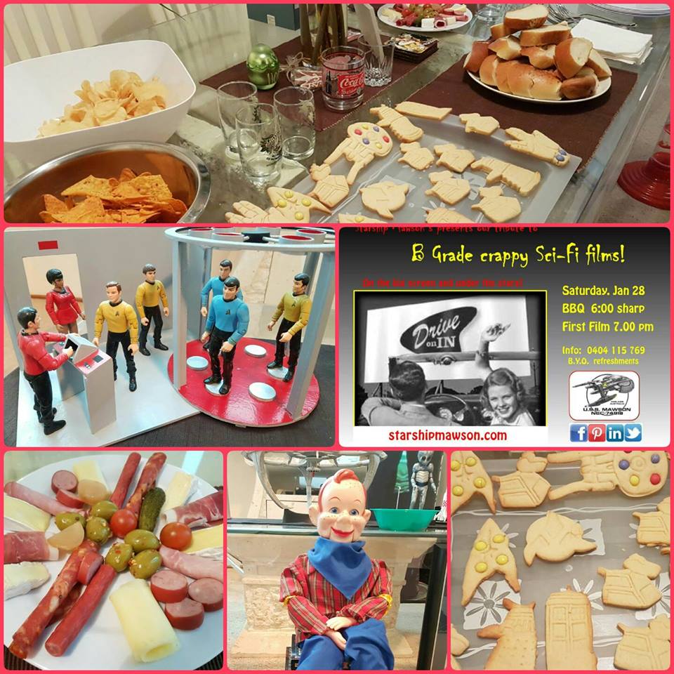 A sumptuous array of cool snacks to enjoy during our annual BGrade SF Film Night!