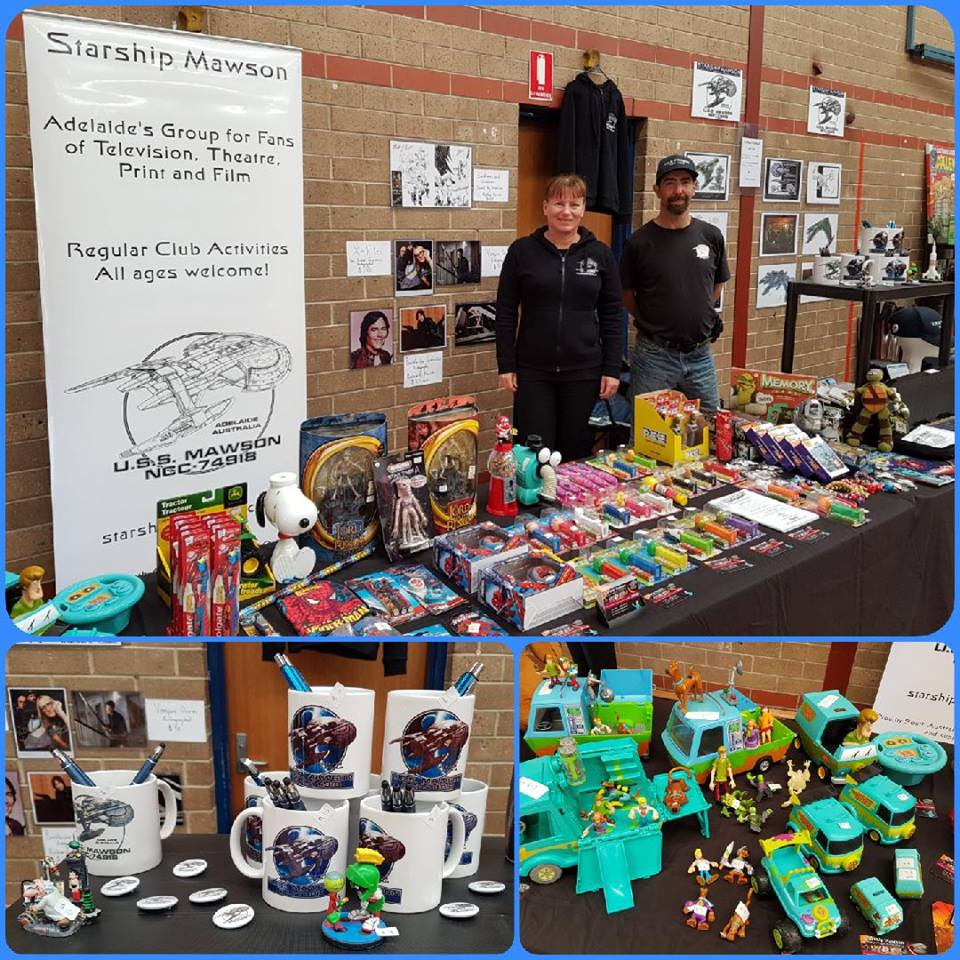 April 22 - Adelaide Comic Con and Toy Fair was a great event with a large attendance of comic book fans and lovers of all things Toys! We had a large array of pop culture memorabilia for sale and of course, we added some items to our collection from many of the quality dealers that were trading at the fair!