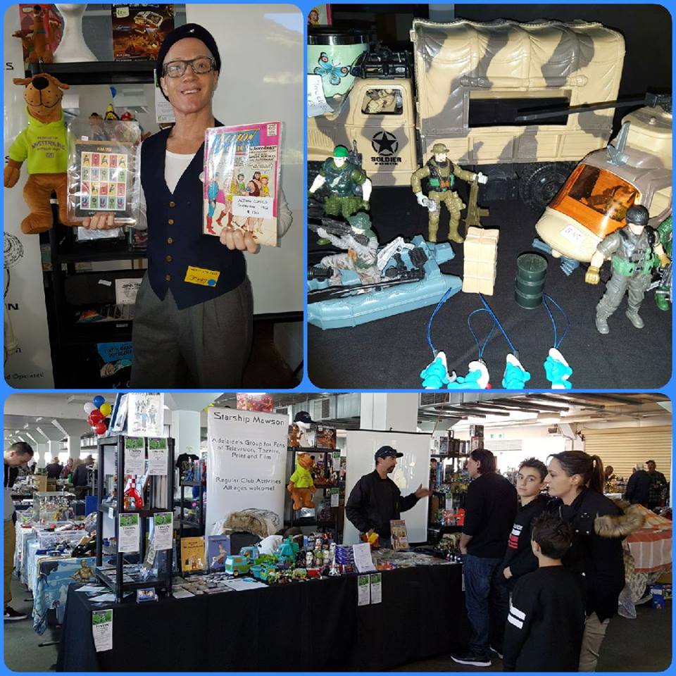 June 2 and 3 expo stand at The Mega Toy Fair in Adelaide was a most successful weekend of marketing and sales for us. The collectable fair is the largest in Australia, with sellers and collectors travelling from around the country to attend the weekend event!