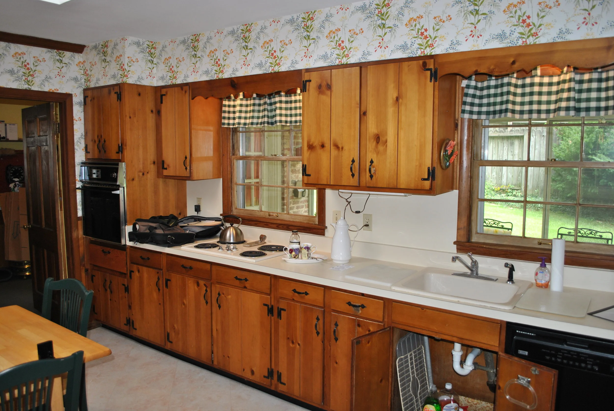 Existing kitchen, hard to improve, I know...
