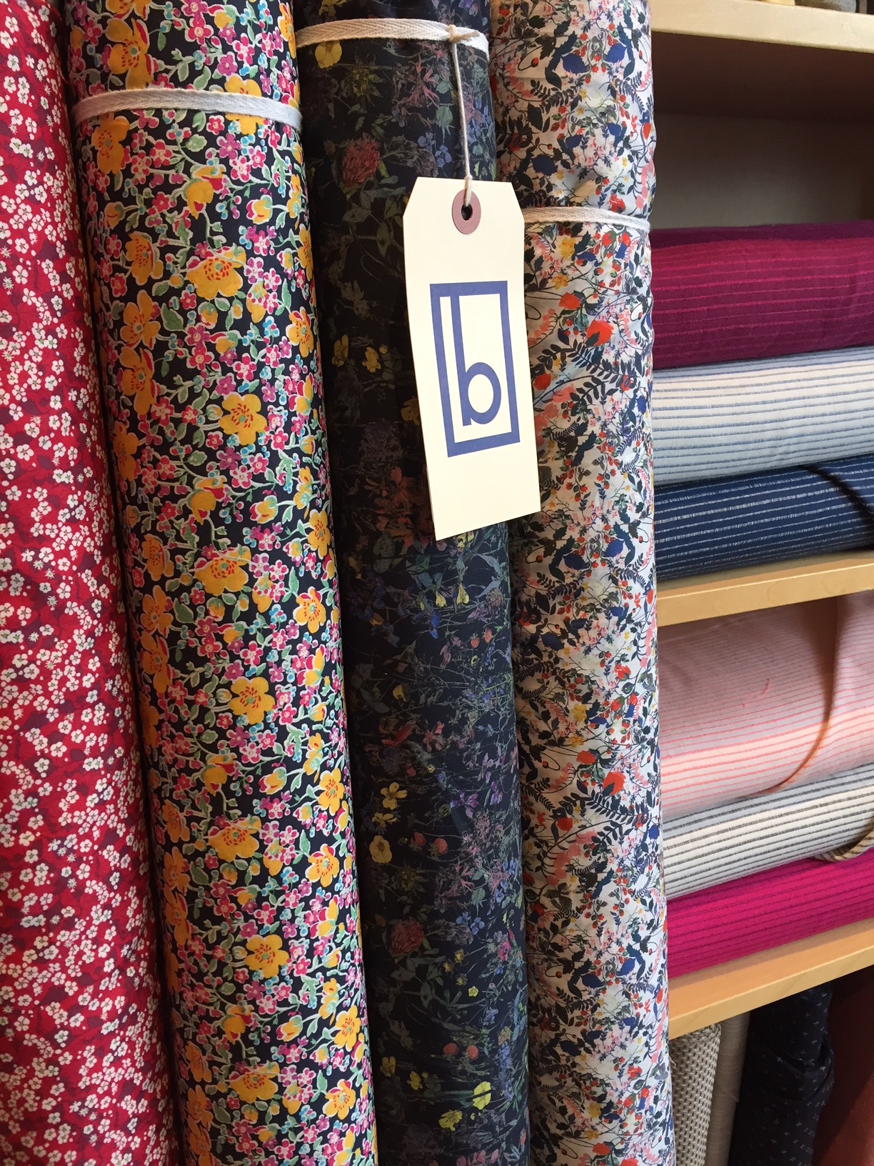 Even these brand spankin' new Liberty of London lawns and Alison Glass colorful wovens will be marked down!
