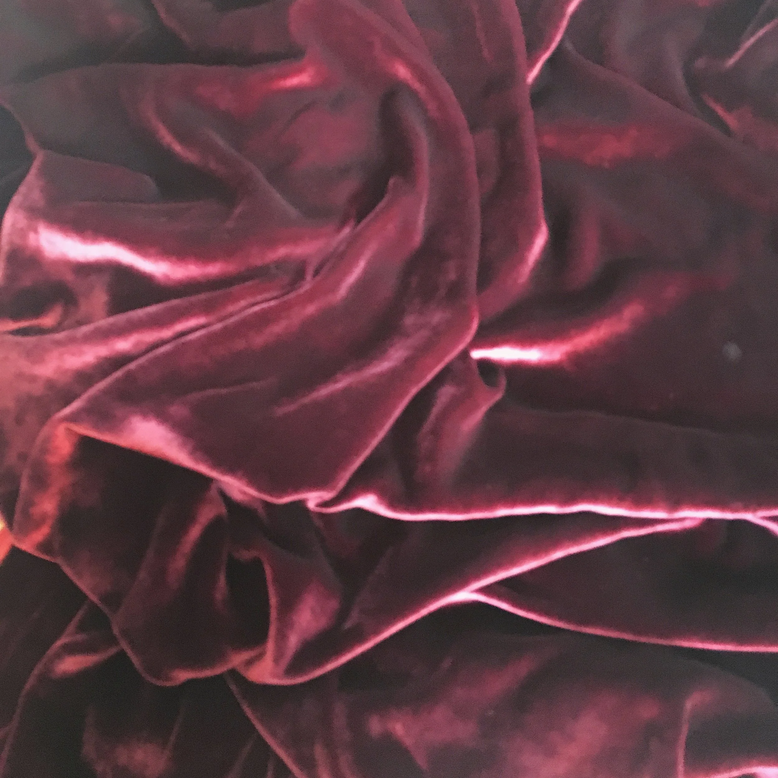 Silk/Rayon Velvet is truly lustrous