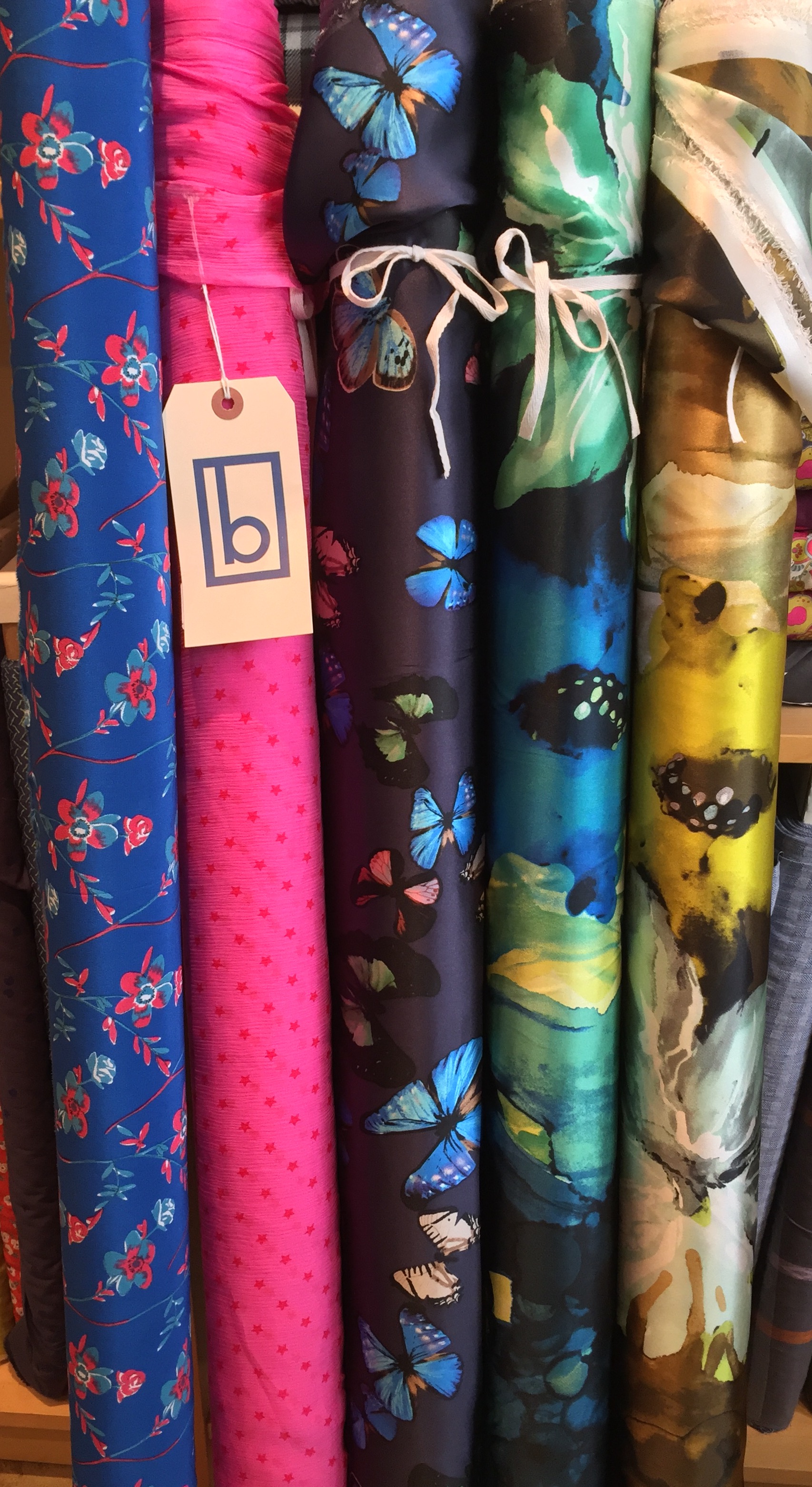 These gorgeous contemporary floral silk charmeuse prints just arrived and are my new fave!