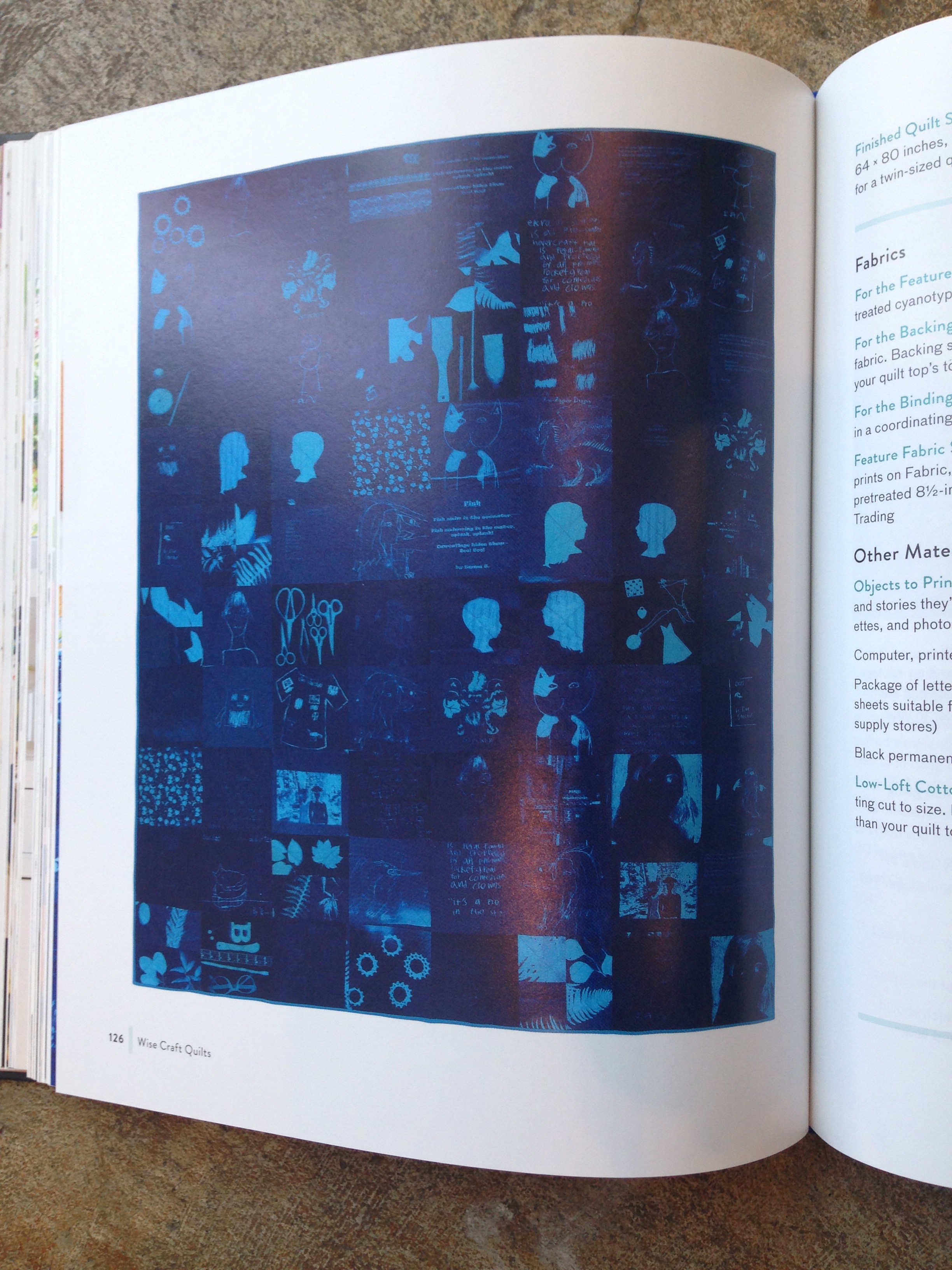 A cynotype quilt