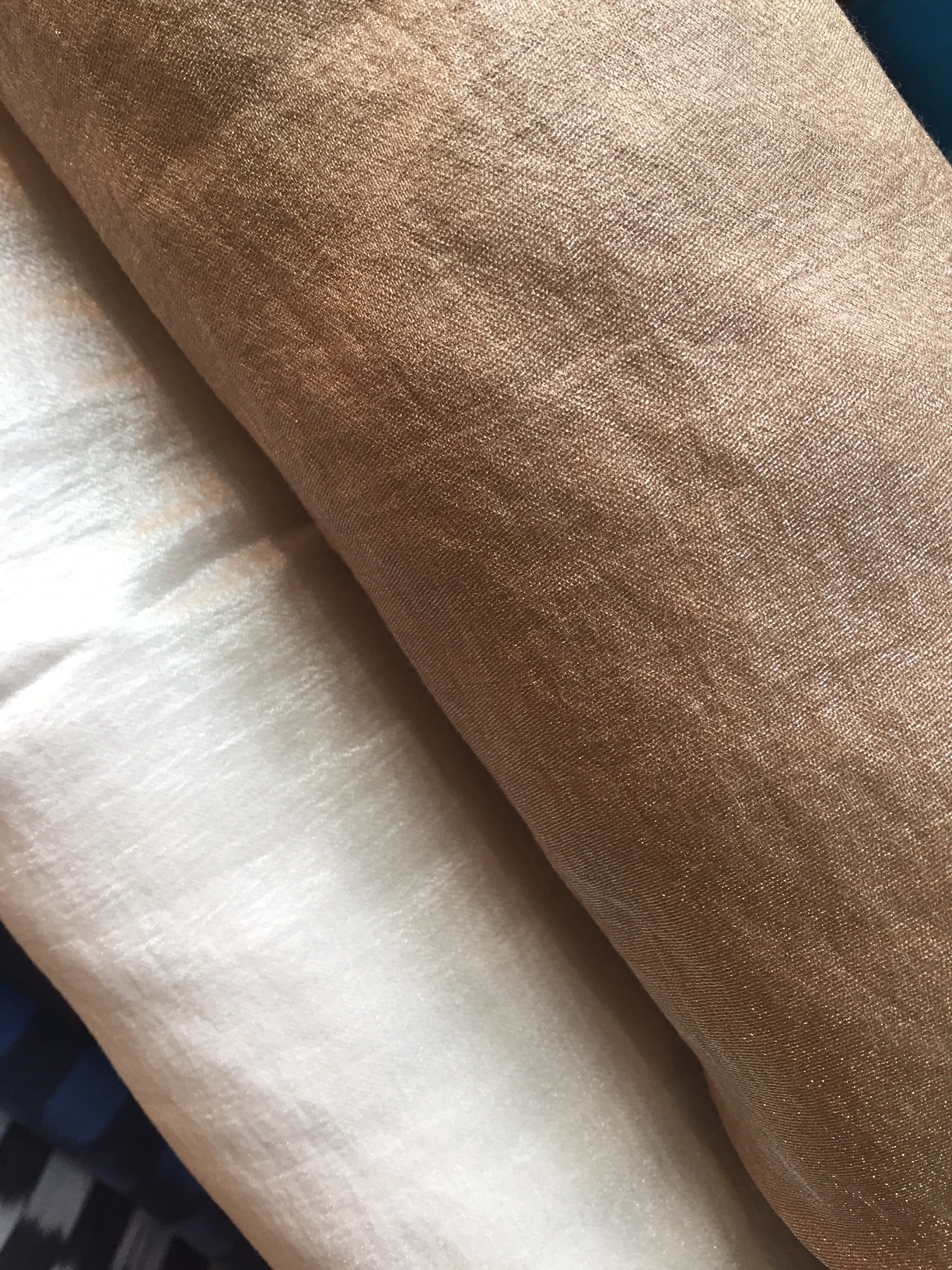 Up close and personal with the shimmer.