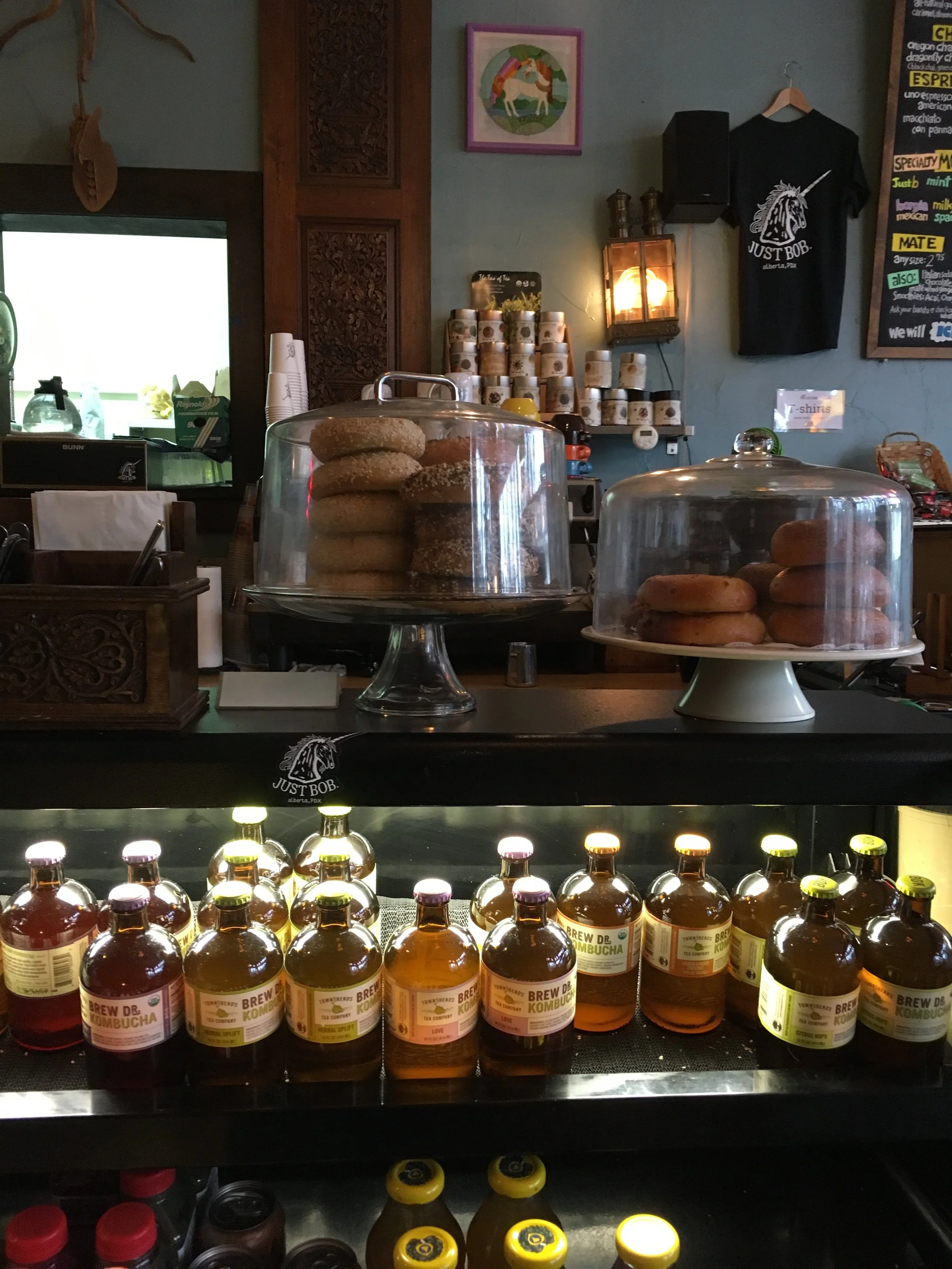Bagels and Kombucha, these are a few of my favorite things.