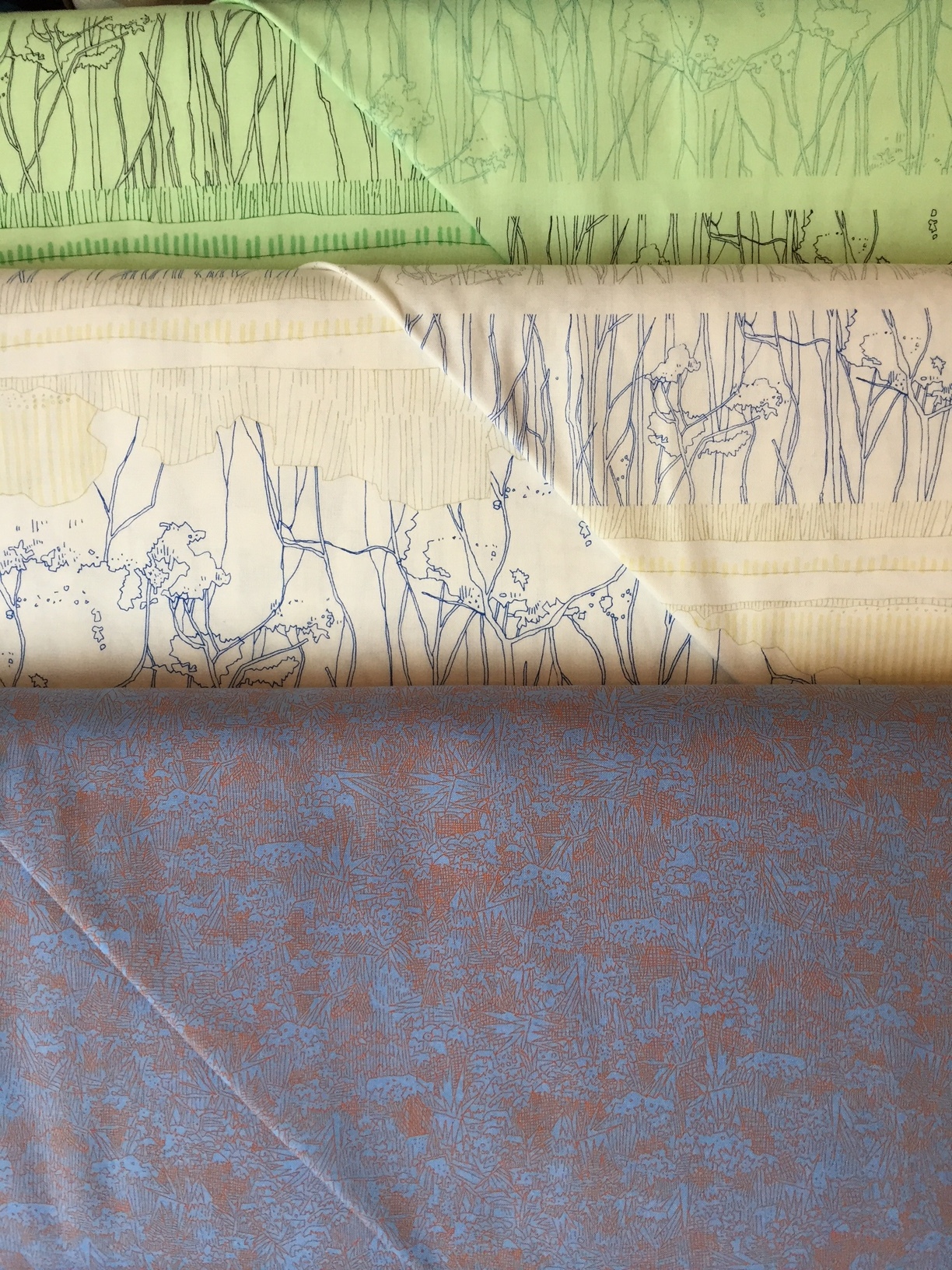 Carolyn Friedlander's latest group of architecturally and landscape inspired quilting weight cottons. So interesting!