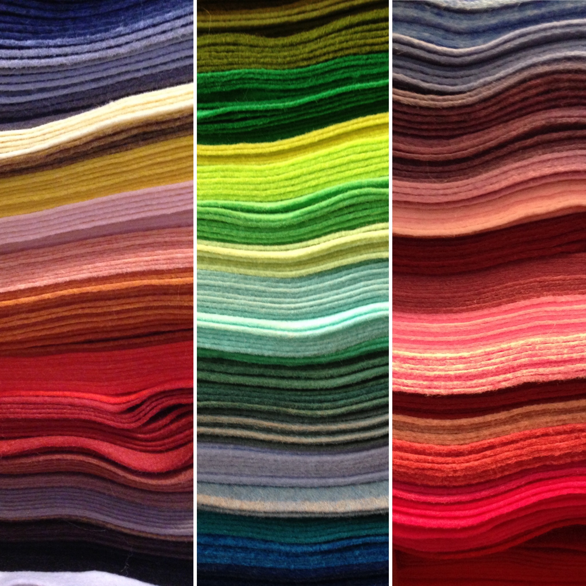 Our wool/rayon felt sheets