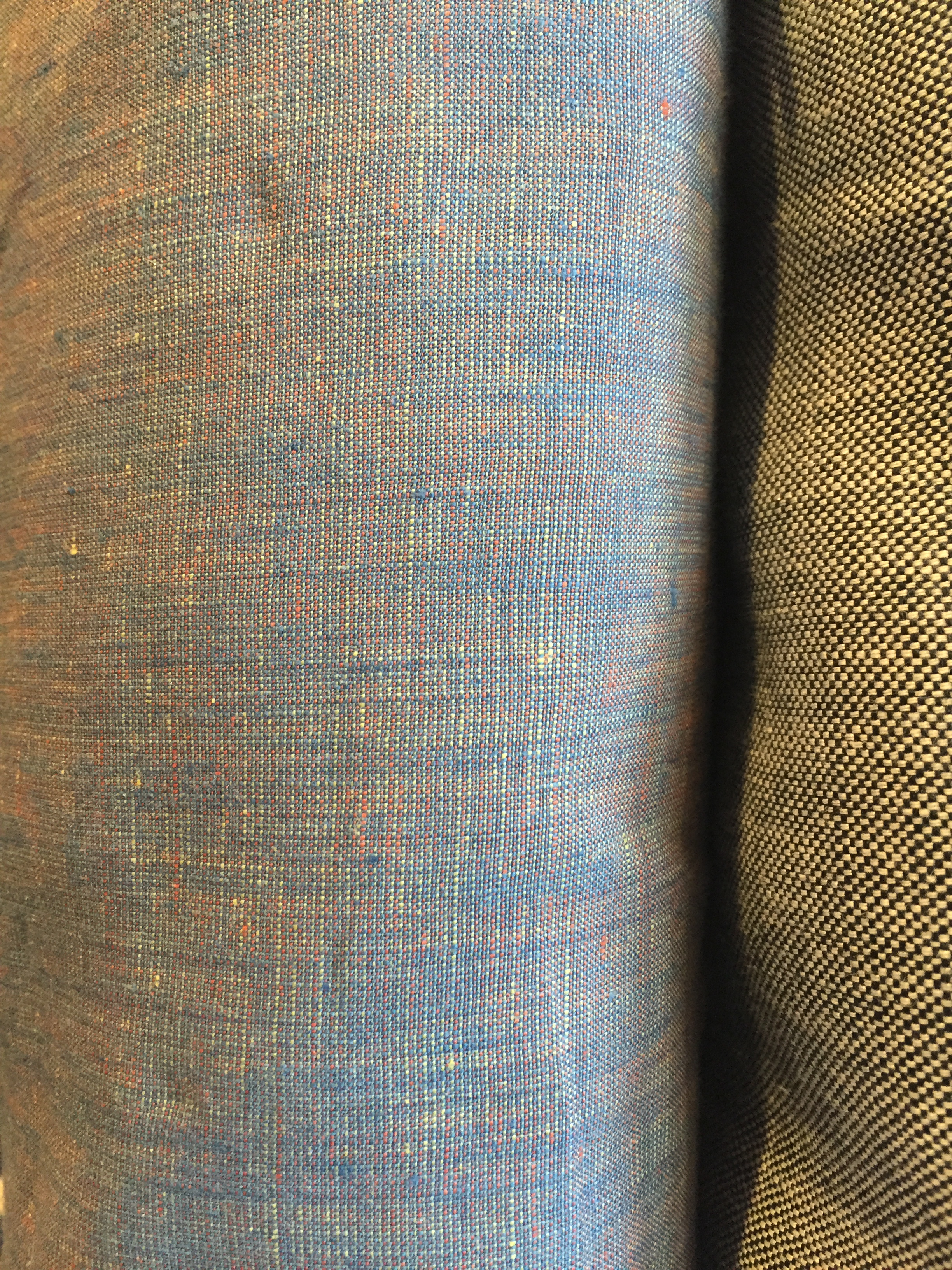 This multi-colored linen deserves a close up!