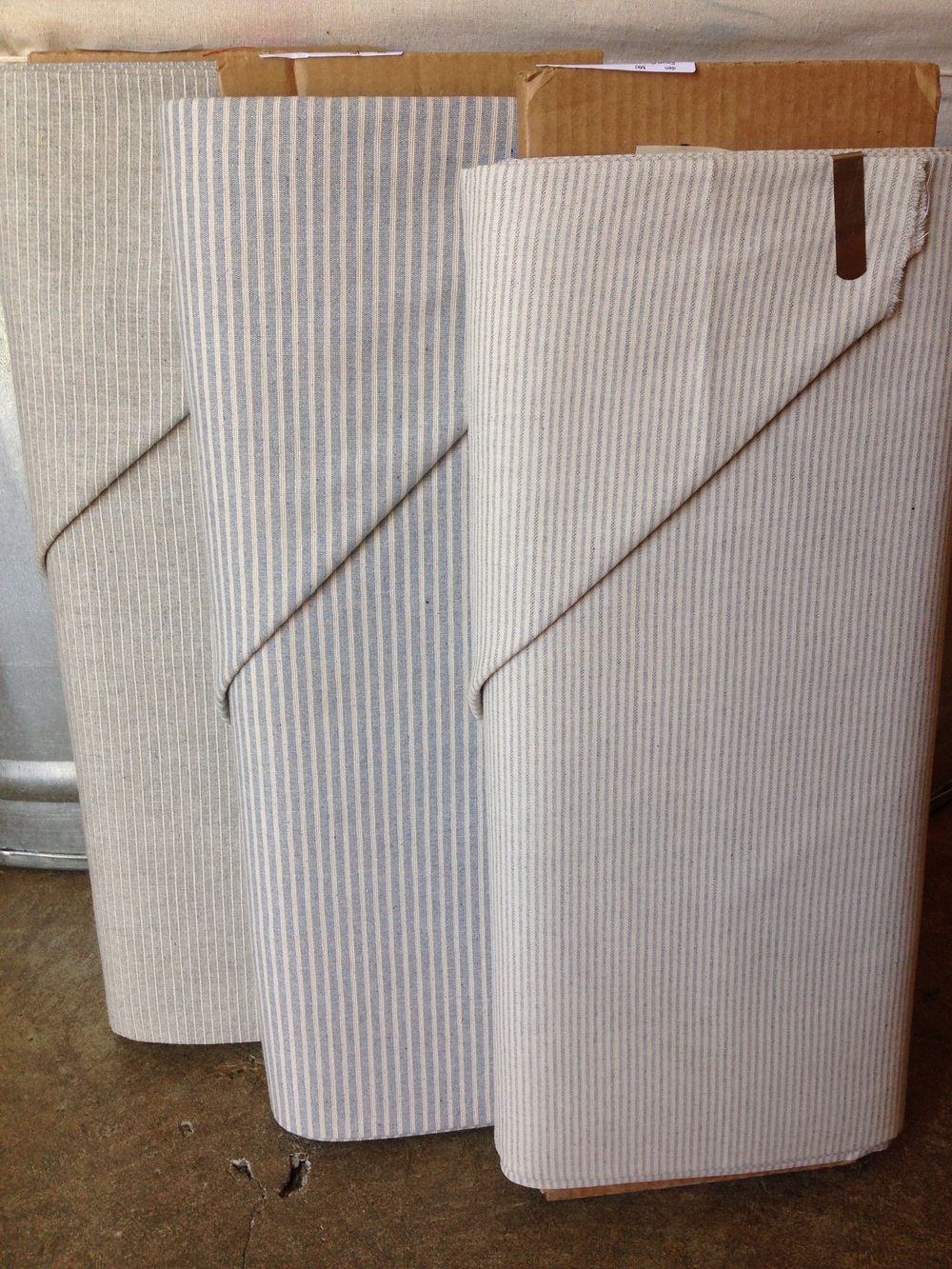Upcycled woven cottons