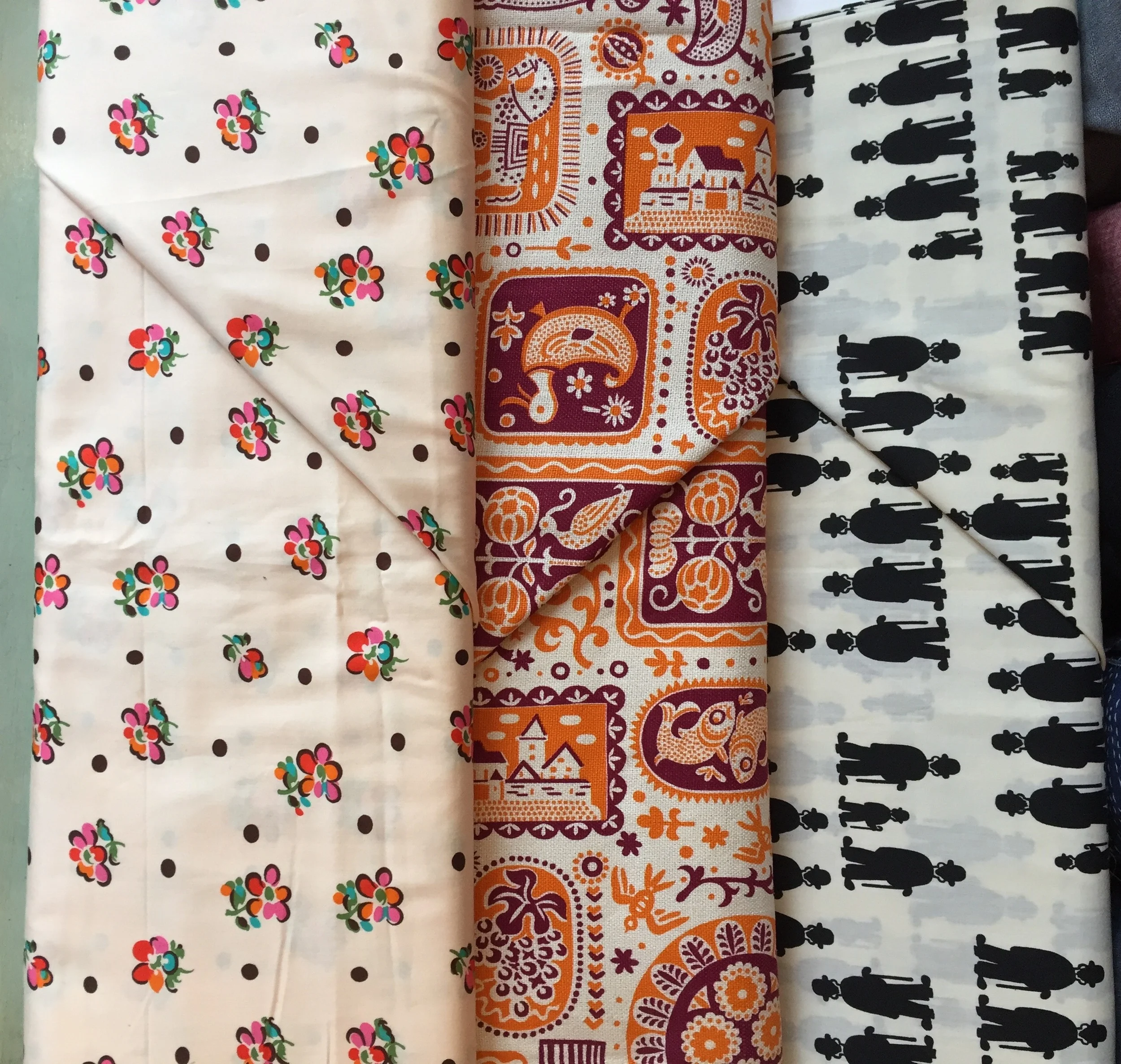 Vintage cotton prints! So special. From Miss Sarah.