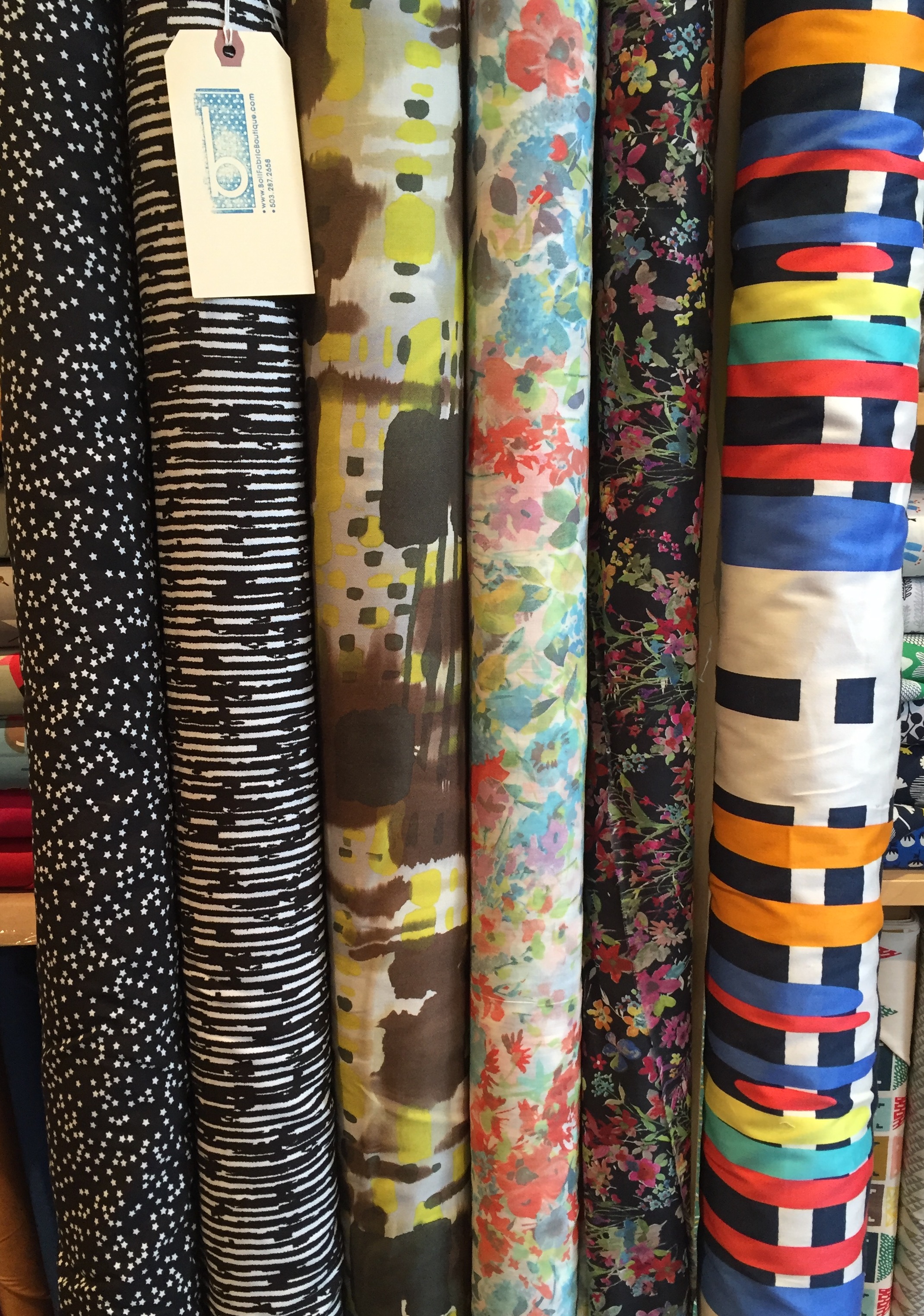 rayon and cotton apparel goods. Oh so lovely!