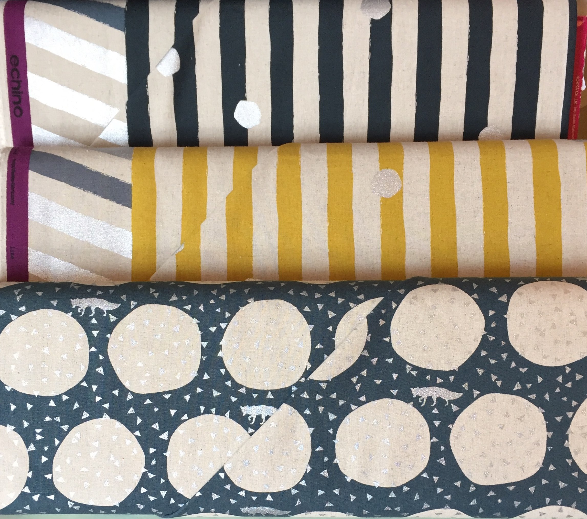 Cotton linen blend from Echino