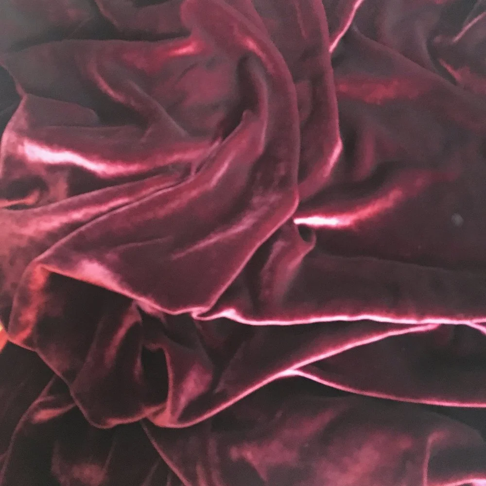 Sewing Velvet (Cue horror movie screaming)