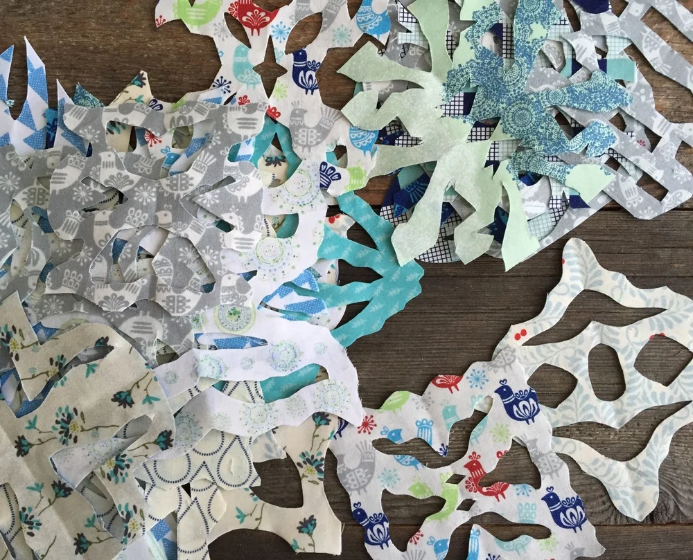Fabric Snowflakes
