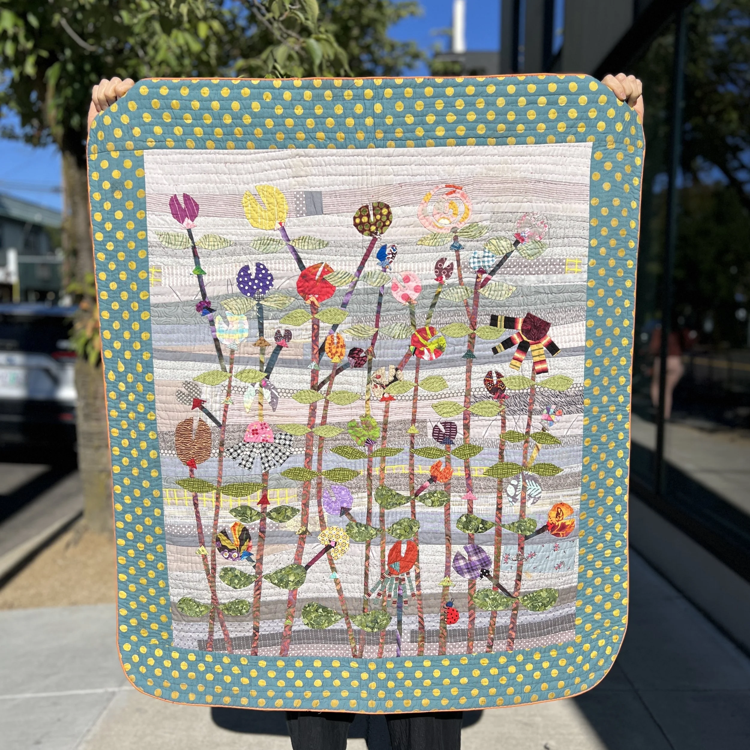 Improv Quilting: Flower-ish