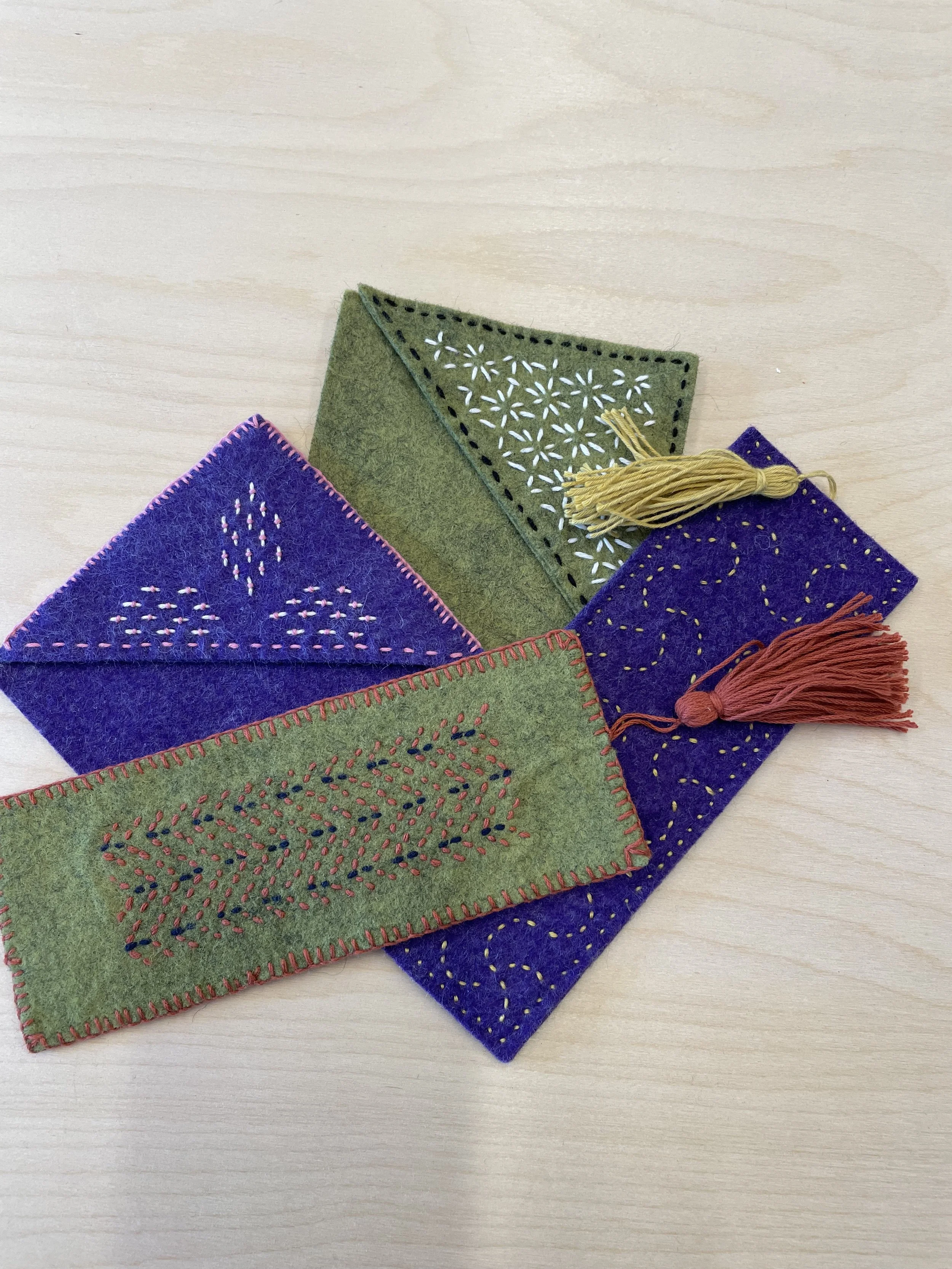 Sashiko Bookmarks