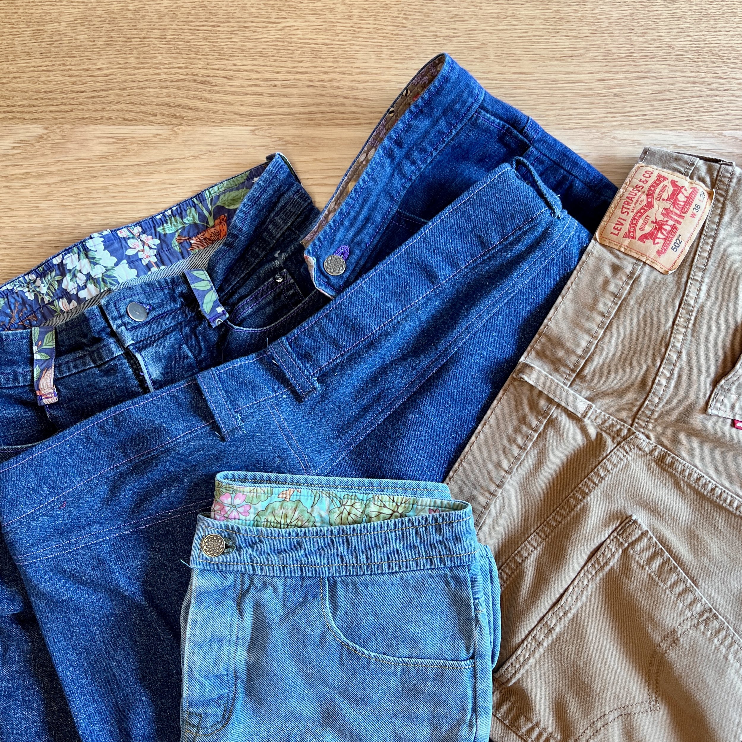 First Steps in Alterations: Jeans Waistband Reduction