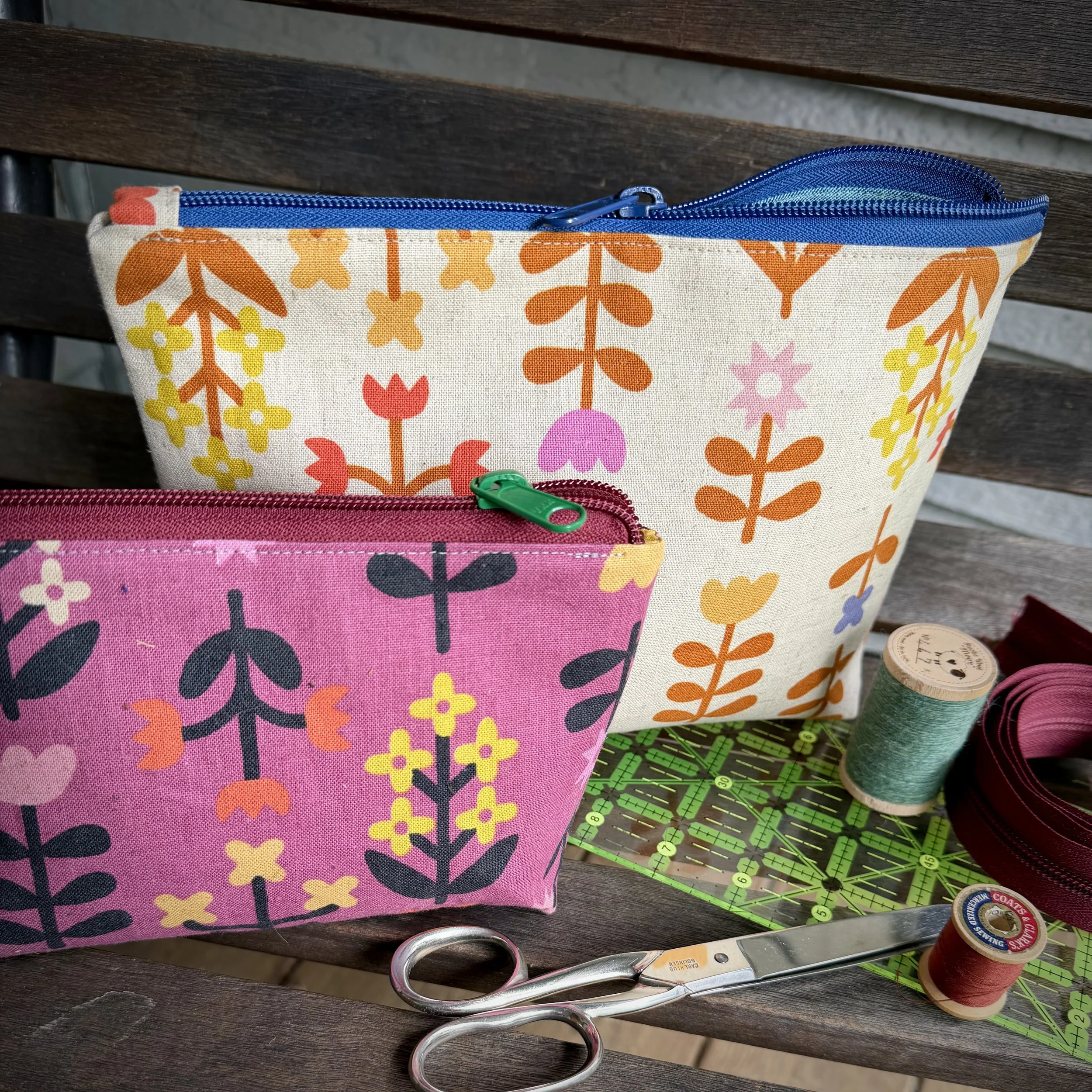 Zipper Top Notions Pouch Workshop
