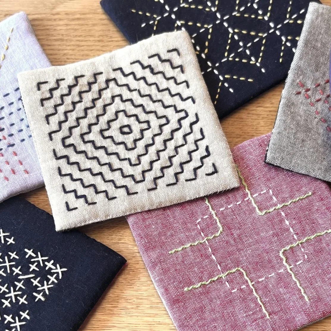 Sashiko Basics: Coasters