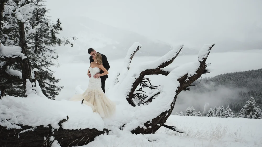 Travis Michelle S Fairmont Banff Springs Winter Wedding Parfait