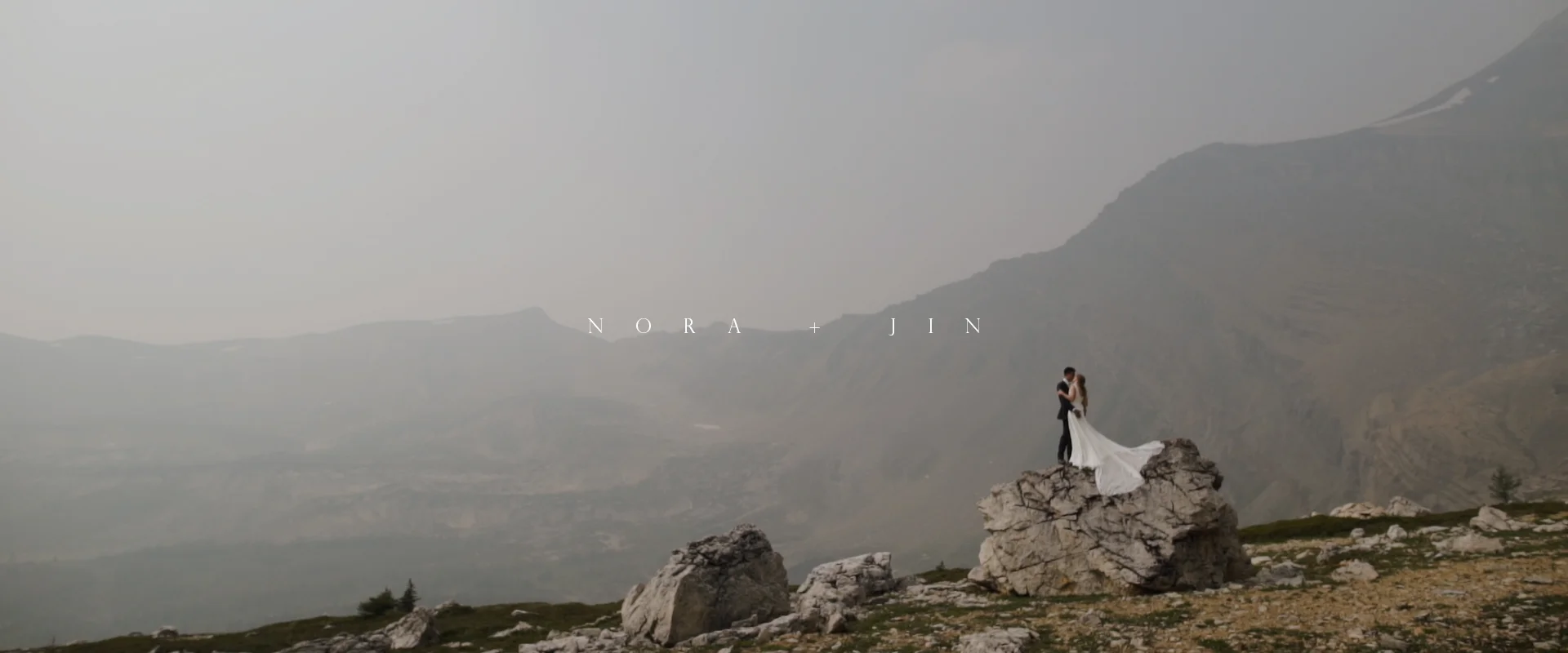Nora + Jin's Hidden Lake Wedding