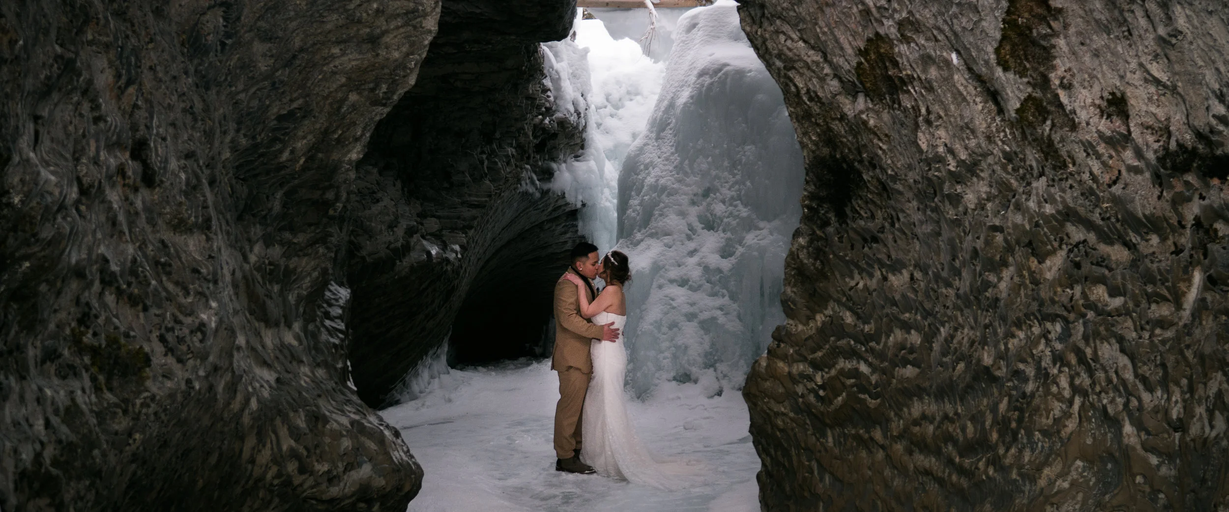 Fritzie + Mark's Winter Emerald Lake Lodge Intimate Wedding
