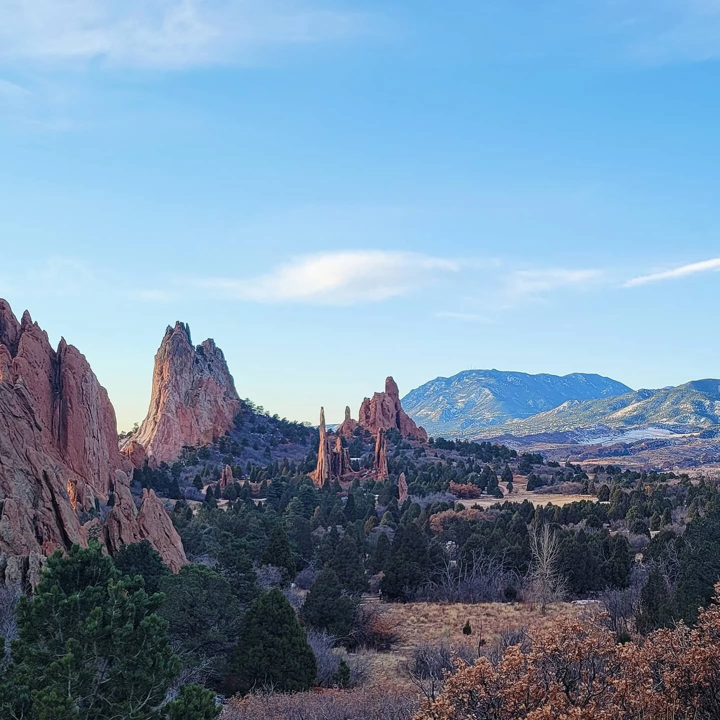 This morning my husband woke me out of a dead sleep at 6:40am and told me to get dressed because we had to go.

He drove me to @gardenofthegodspark to watch the sunrise. I cried and vented.

Since November we have been on a fast-moving train that has