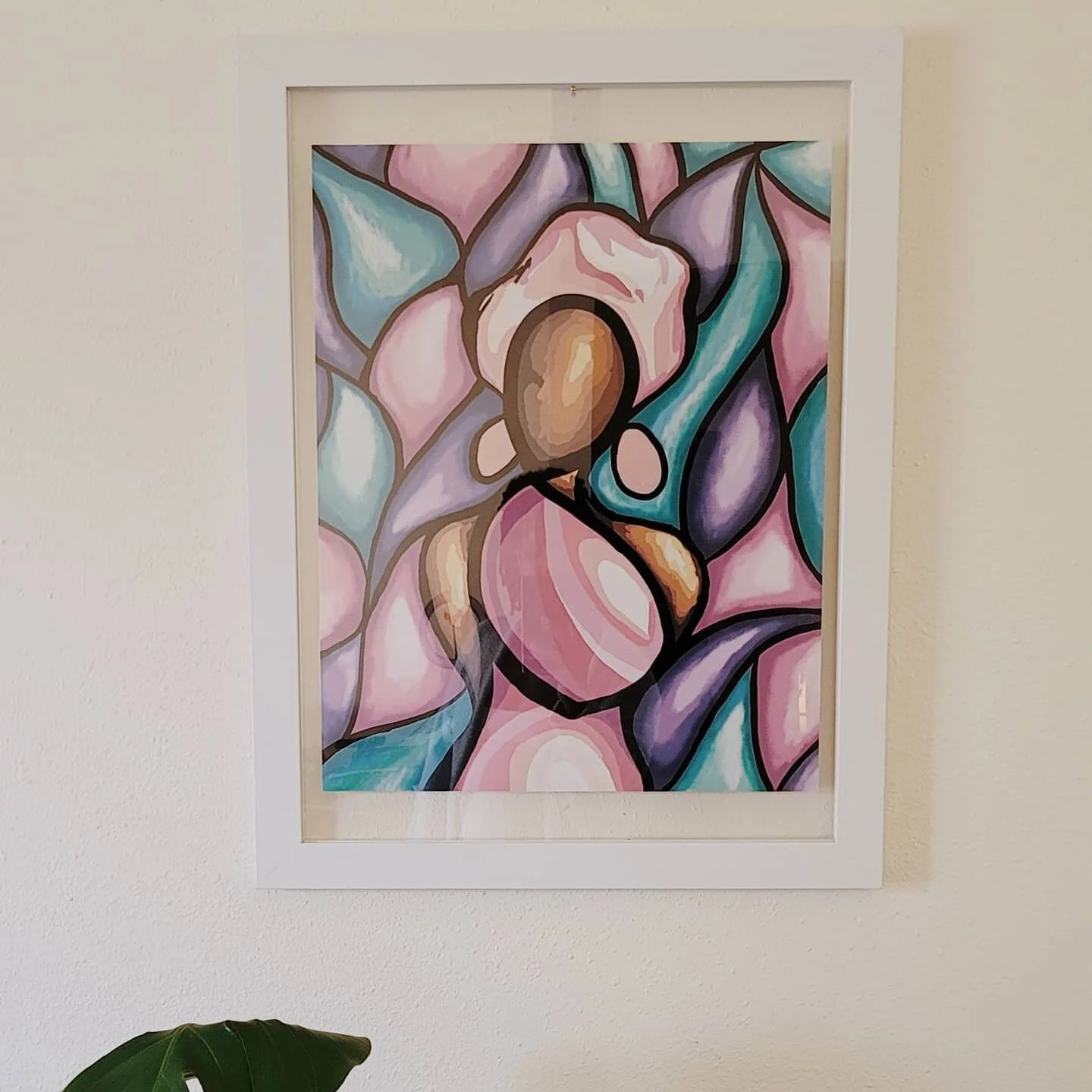And it's hung. 💕💕

I was thinking last night about my college art professor. He was always frustrated I didn't spend more time outside of class hours working on my different pieces. I knew he questioned my commitment to my art and talent.

But this